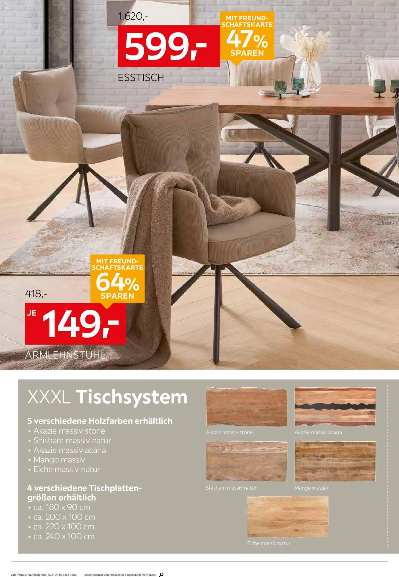 XXXL Lutz Prospekt 	 – gültig ab 26.10.2025 | Seite: 16 | Produkte: Esstisch, Mango