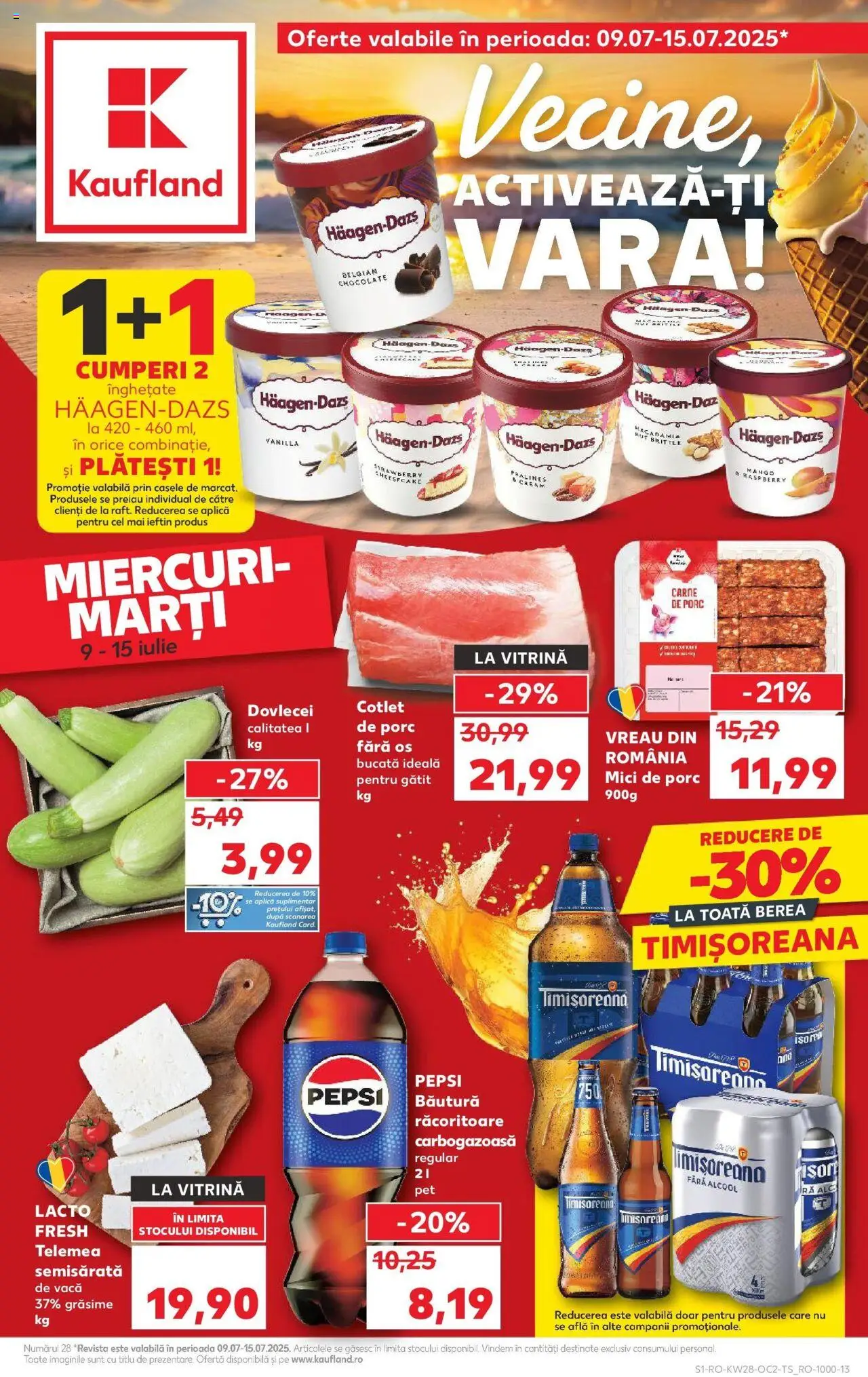 Catalog Kaufland - Bucureşti – valabil de la 09.07.2025 | Pagină: 1 | Produse: Lait de coco, Vitrină, Mici, Mango