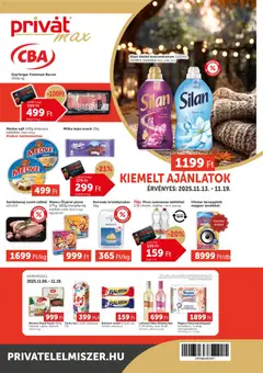 PRIVÁT - Aktuális szórólap MAX - amely érvényes a következő dátumtól: 13.11.2025