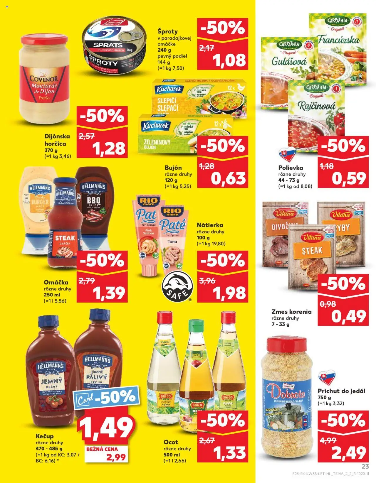 Kaufland SK akciós ujság - amely érvényes a következő dátumtól: 28.08.2025 | Oldal: 23