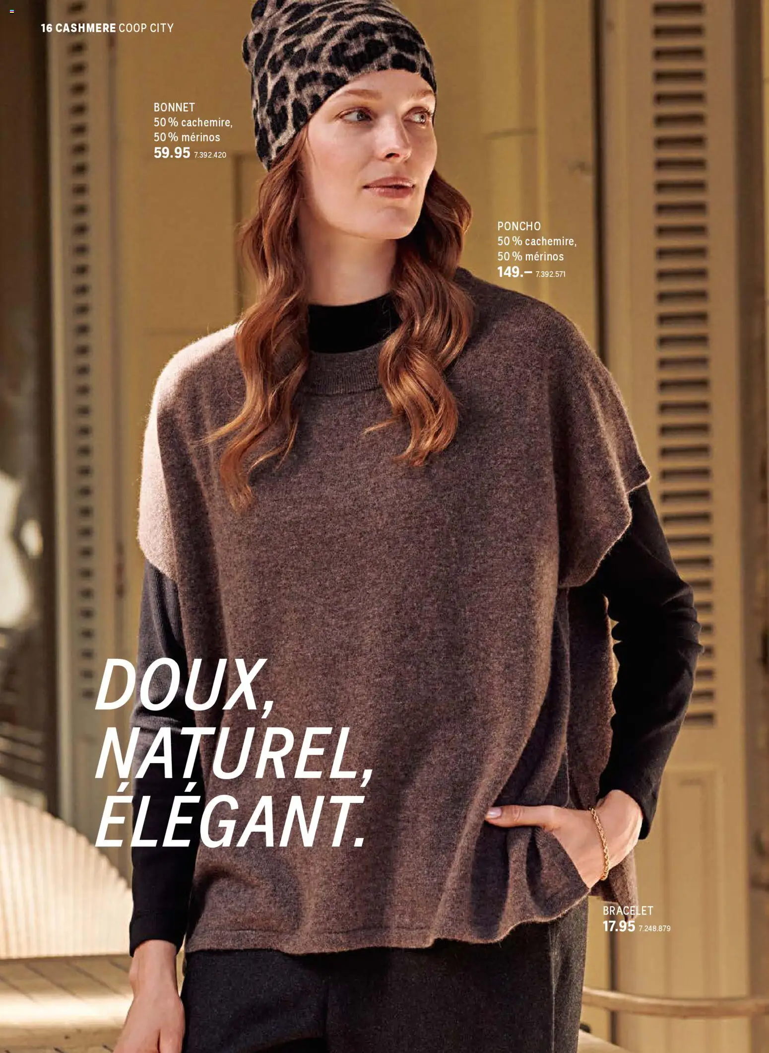 Coop City Aktionen Cashmere Kollektion FR – gültig ab 23.01.2026 | Seite: 16 | Produkte: Poncho