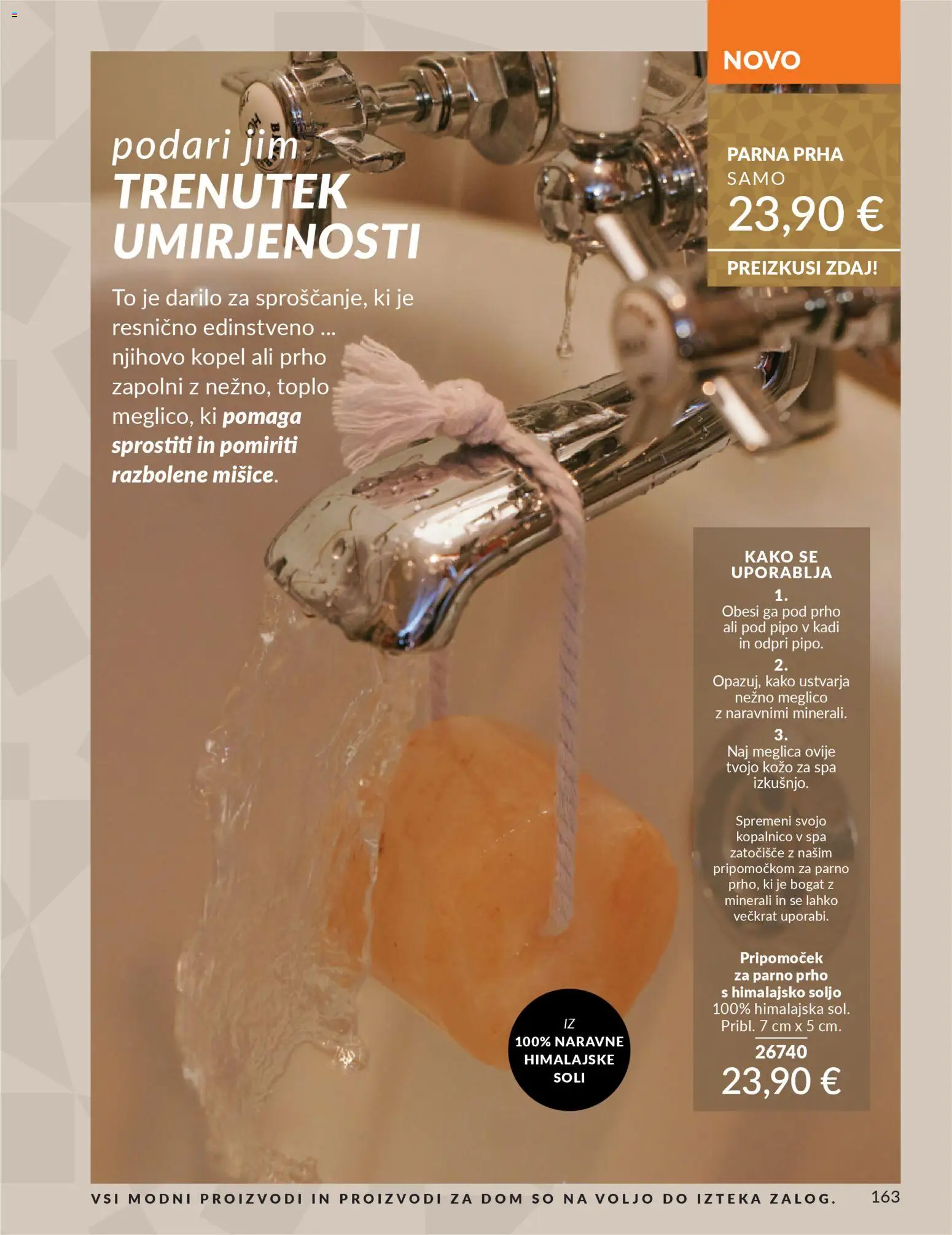 Novi Avon katalog ponudbe – veljaven od 01.10.2025 | Stran: 163 | Izdelki: Kopel, Prha