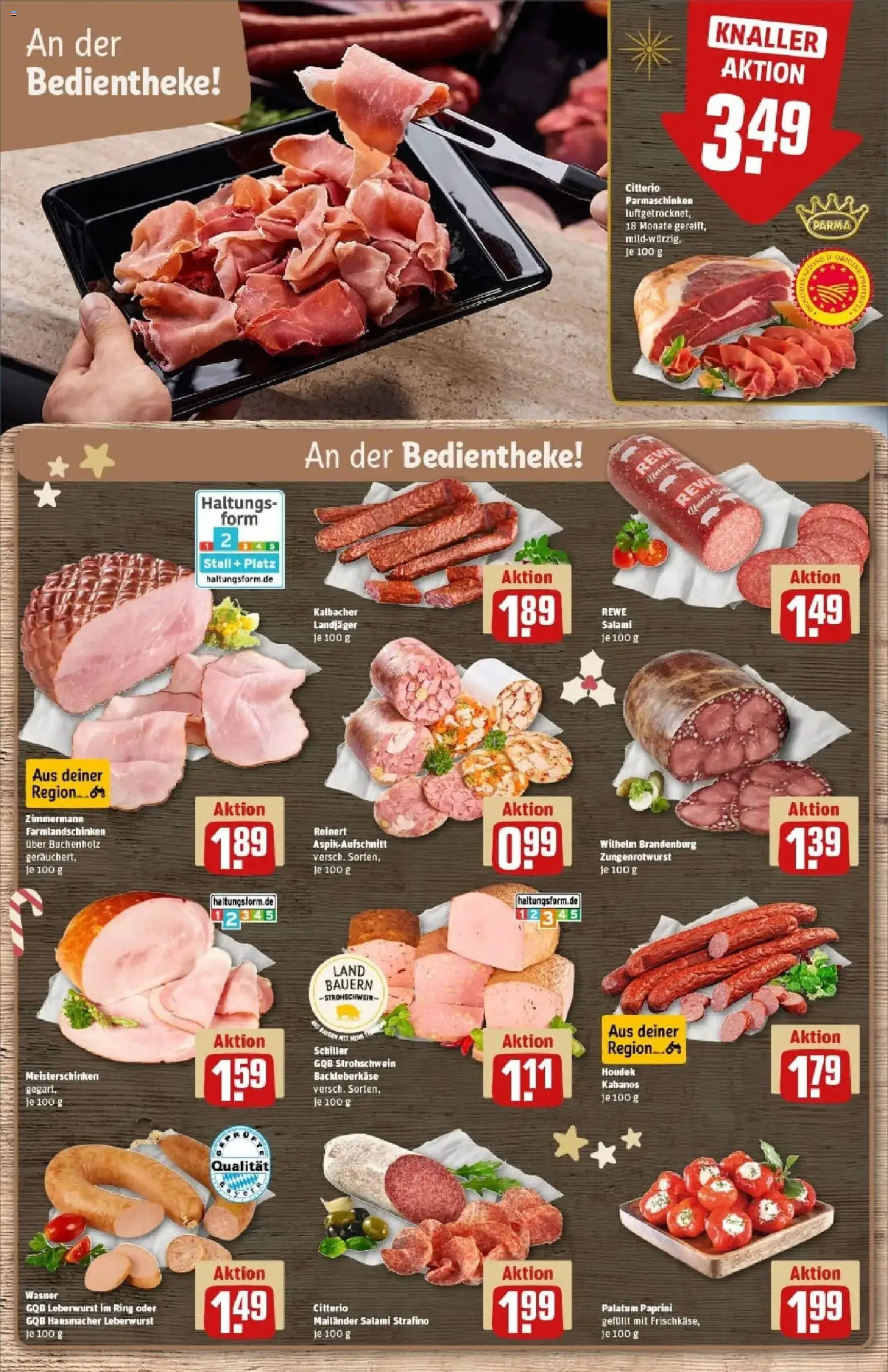 Rewe prospekt München / Bogenhausen	 – gültig ab 23.11.2025 | Seite: 14 | Produkte: Salami