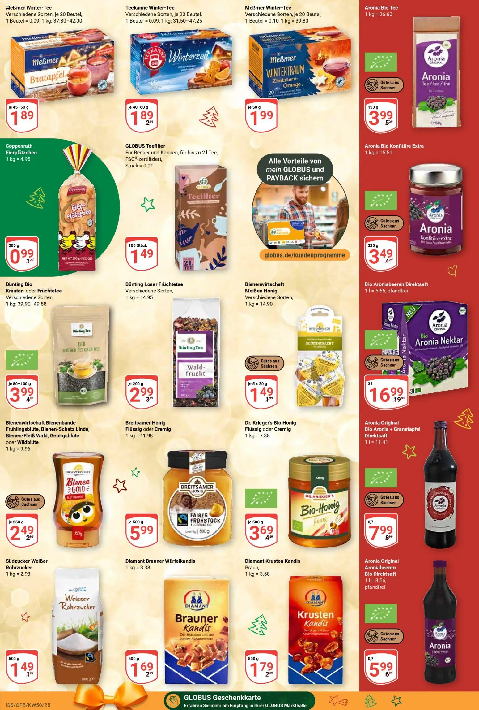 Globus Prospekt 	 – gültig ab 08.12.2025 | Seite: 14 | Produkte: Granatapfel, Messmer, Teekanne, Tee