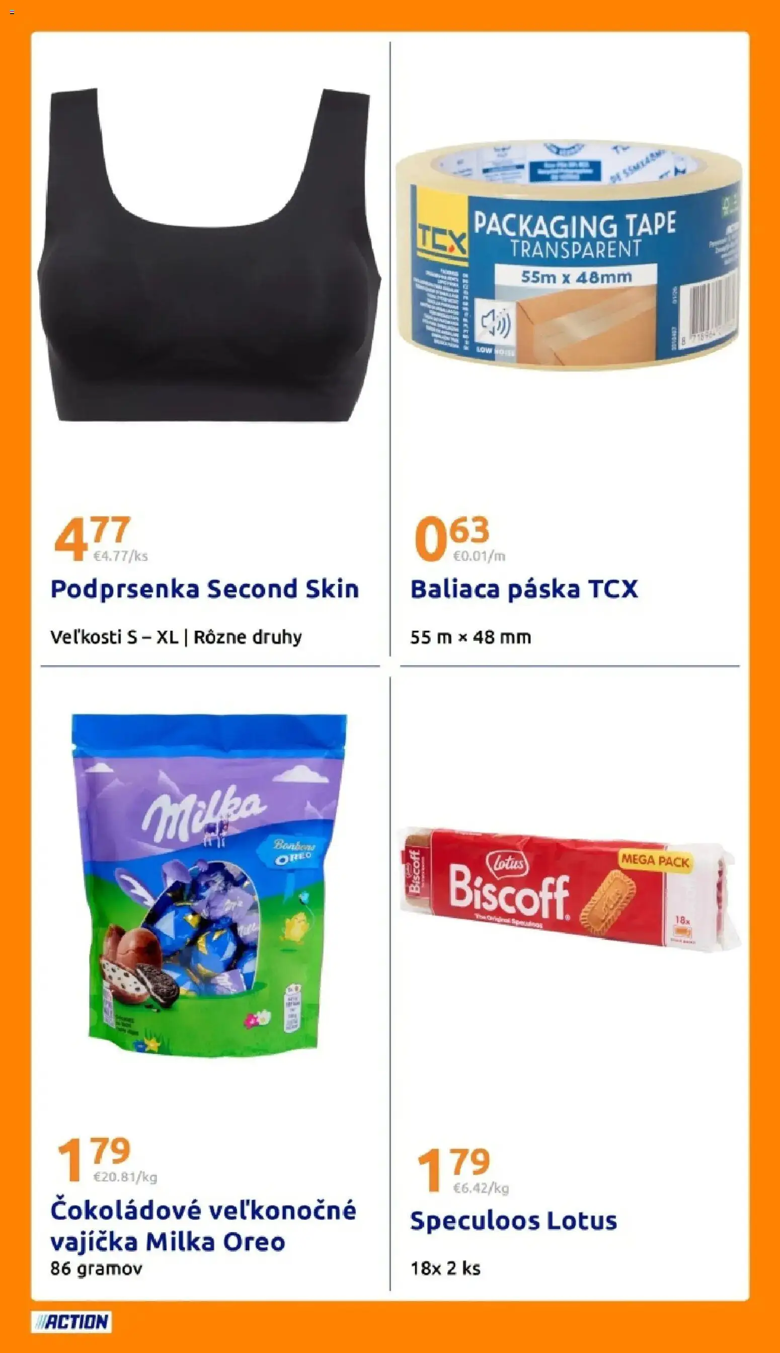 Nové Action akcie – leták je platný od 18.03.2026 | Strana: 22 | Produkty: Podprsenka, Milka