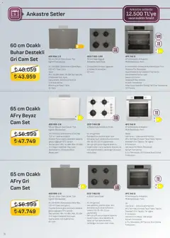 16.02.2026 tarihinden itibaren geçerli olan Arçelik kataloğu önizlemesi | Sayfa: 11 | Ürünler: Davlumbaz, Saat, Ses, Ocak