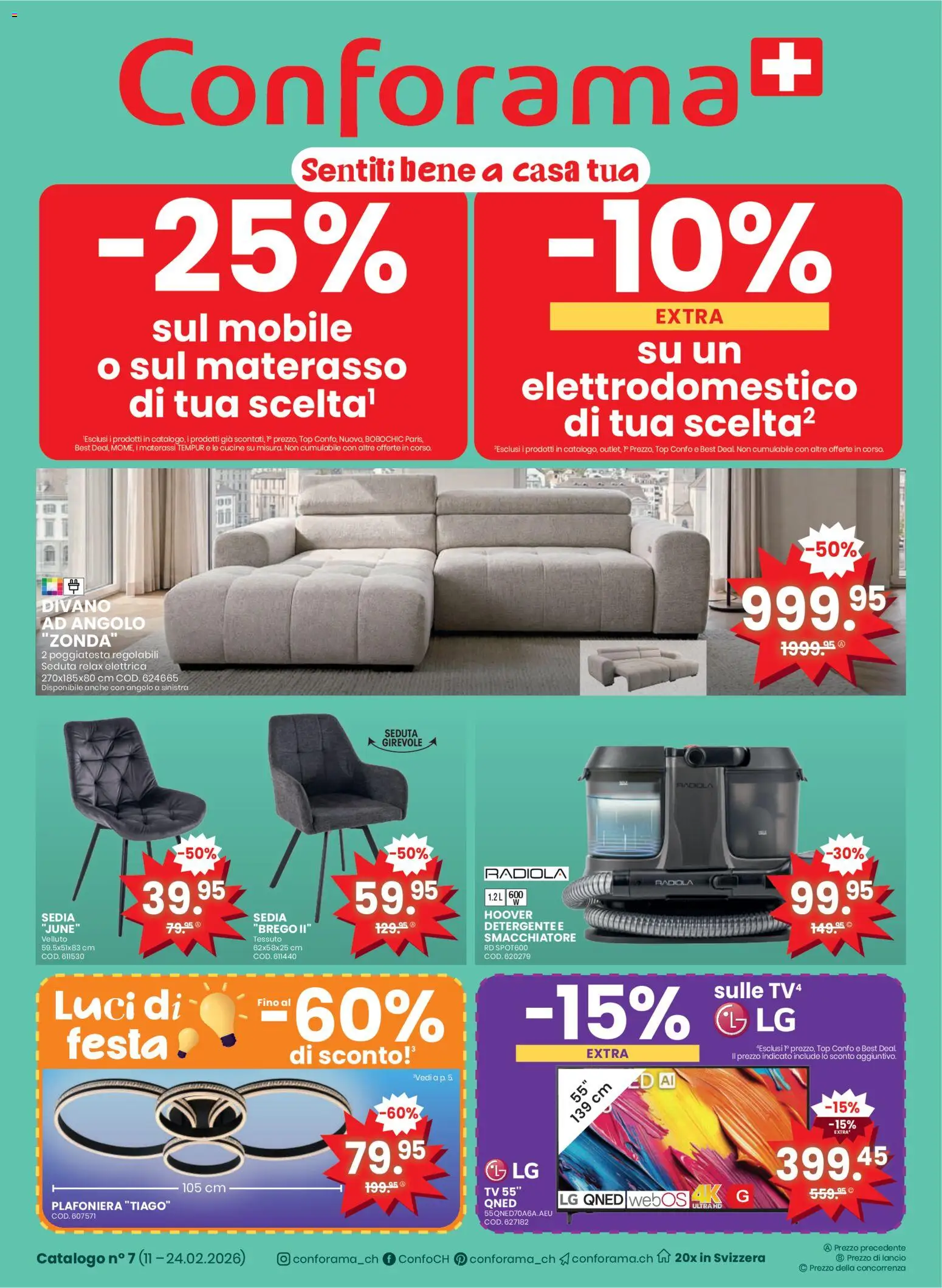 Conforama Aktionen IT – gültig ab 11.02.2026 | Seite: 1 | Produkte: TV, Top, LG