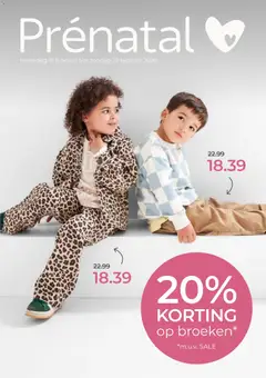 Prénatal - Folder - Voorbeeld van een folder van Prénatal, geldig van 16.02.2026