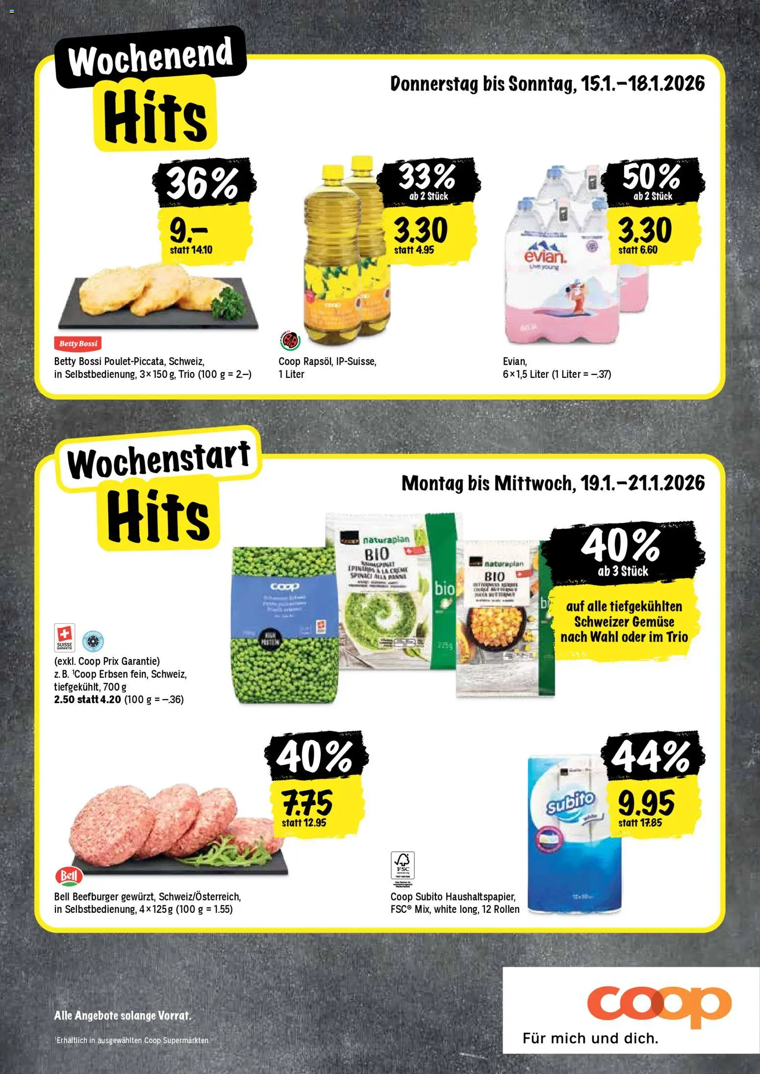 Coop Aktionen – gültig ab 15.01.2026 | Seite: 20 | Produkte: Erbsen, Gemüse