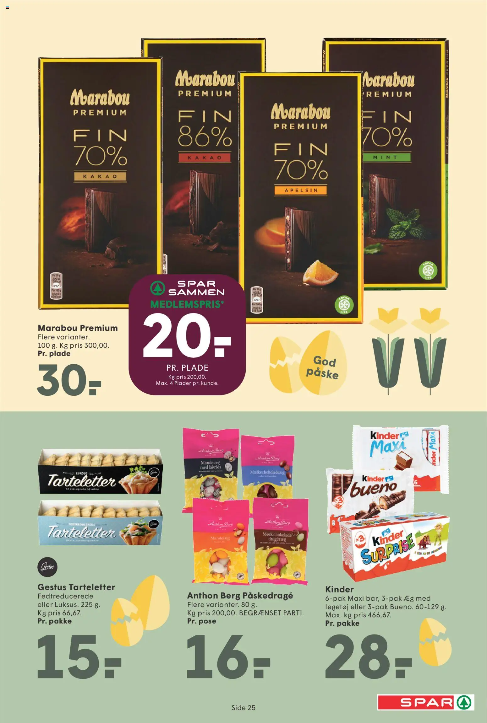 🛍️ Spar - Tilbudsavis uge 13 fra 20/03/2026 » Se eksklusive tilbud og spar penge i dag! 💰 | Danmark