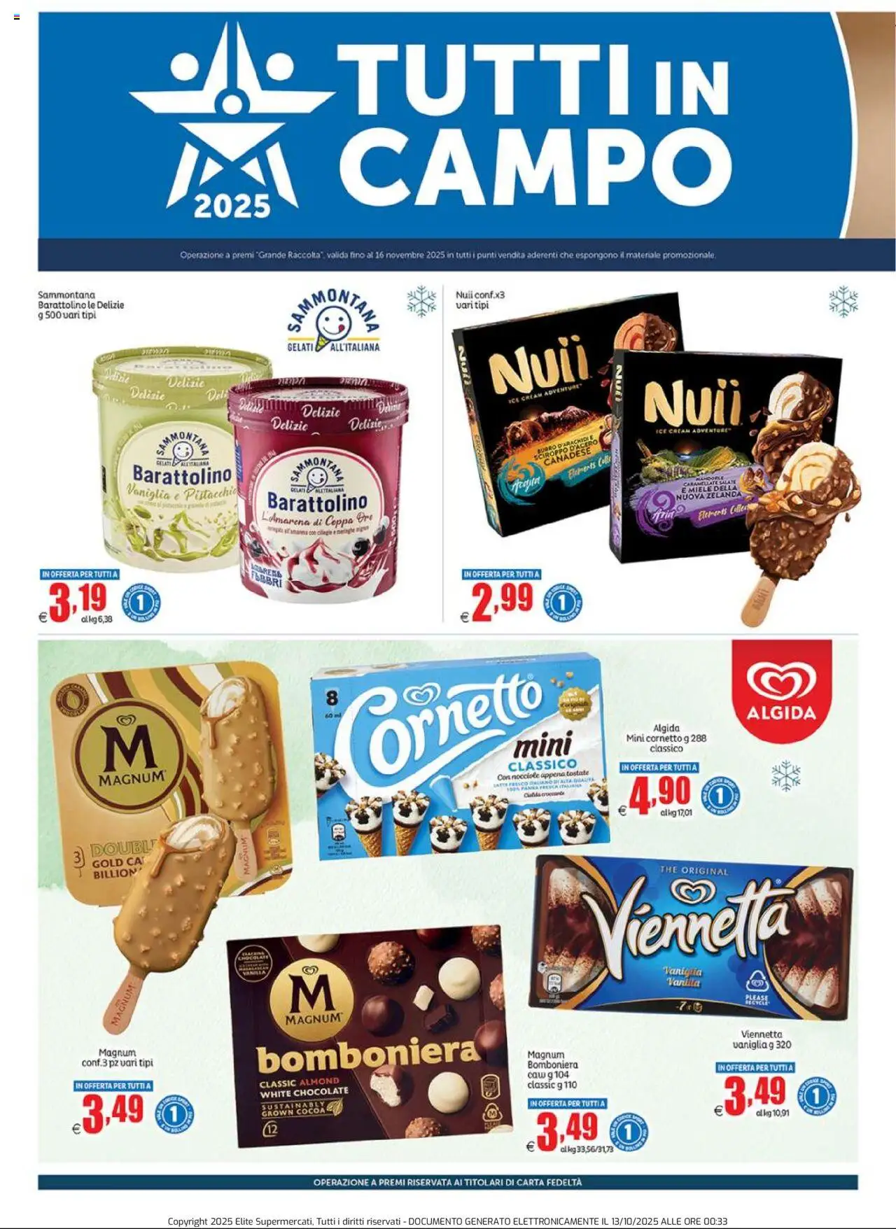 Volantino Elite Supermercati del 13.10.2025 | Pagina: 8 | Prodotti: Panna, Latte, Mandorle, The