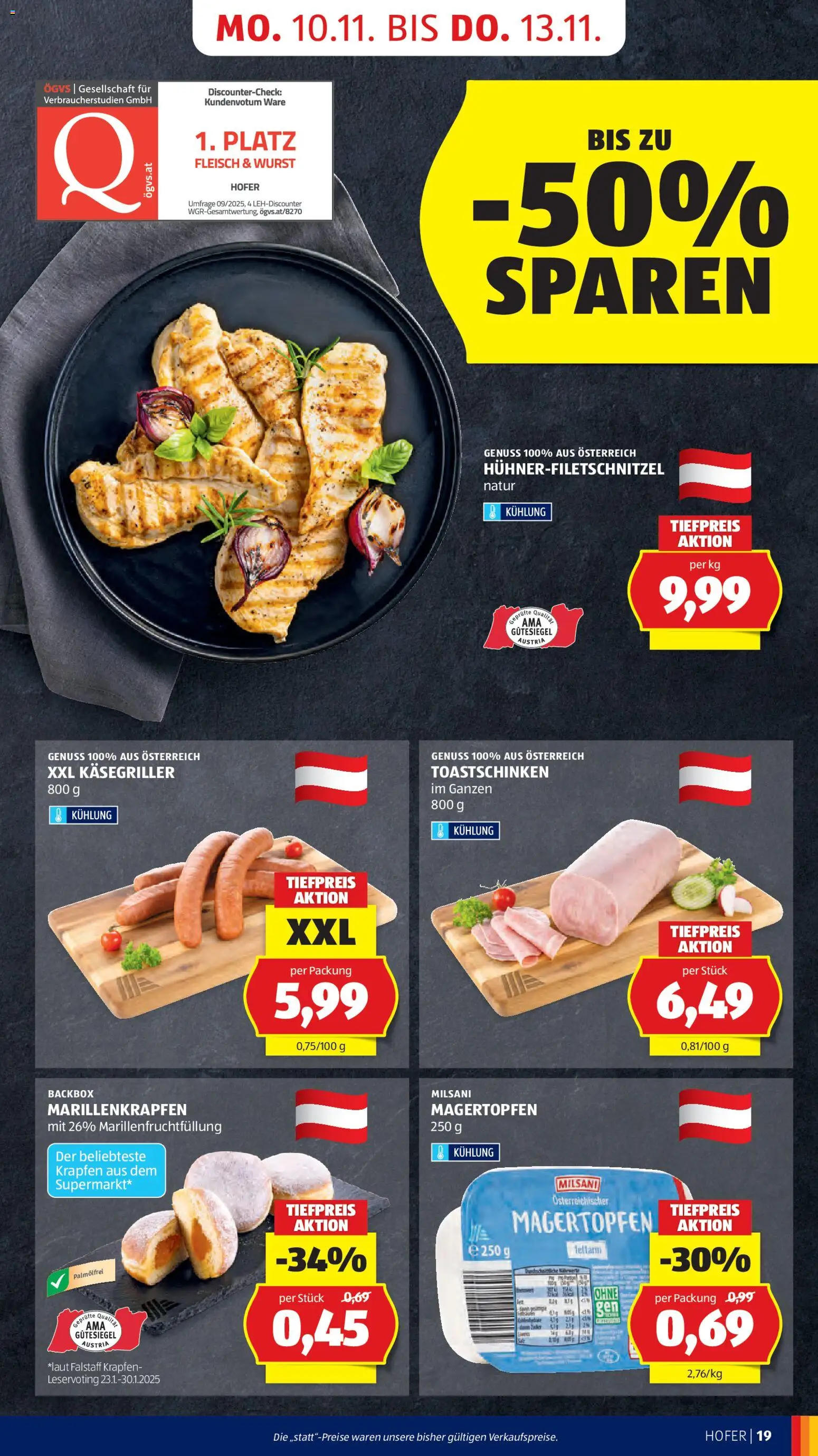 Hofer AT akciós ujság - amely érvényes a következő dátumtól: 07.11.2025 | Oldal: 21