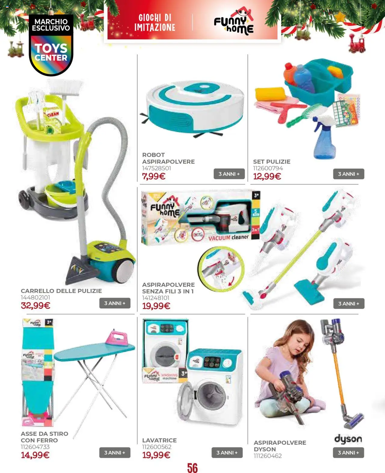 Volantino Toys Center del 17.10.2025 | Pagina: 58 | Prodotti: Robot aspirapolvere, Aspirapolvere, Robot, Dyson