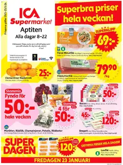 ICA Supermarket - erbjudanden - Förhandsvisning av reklamblad från butik ICA Supermarket aktuell från 19.01.2026
