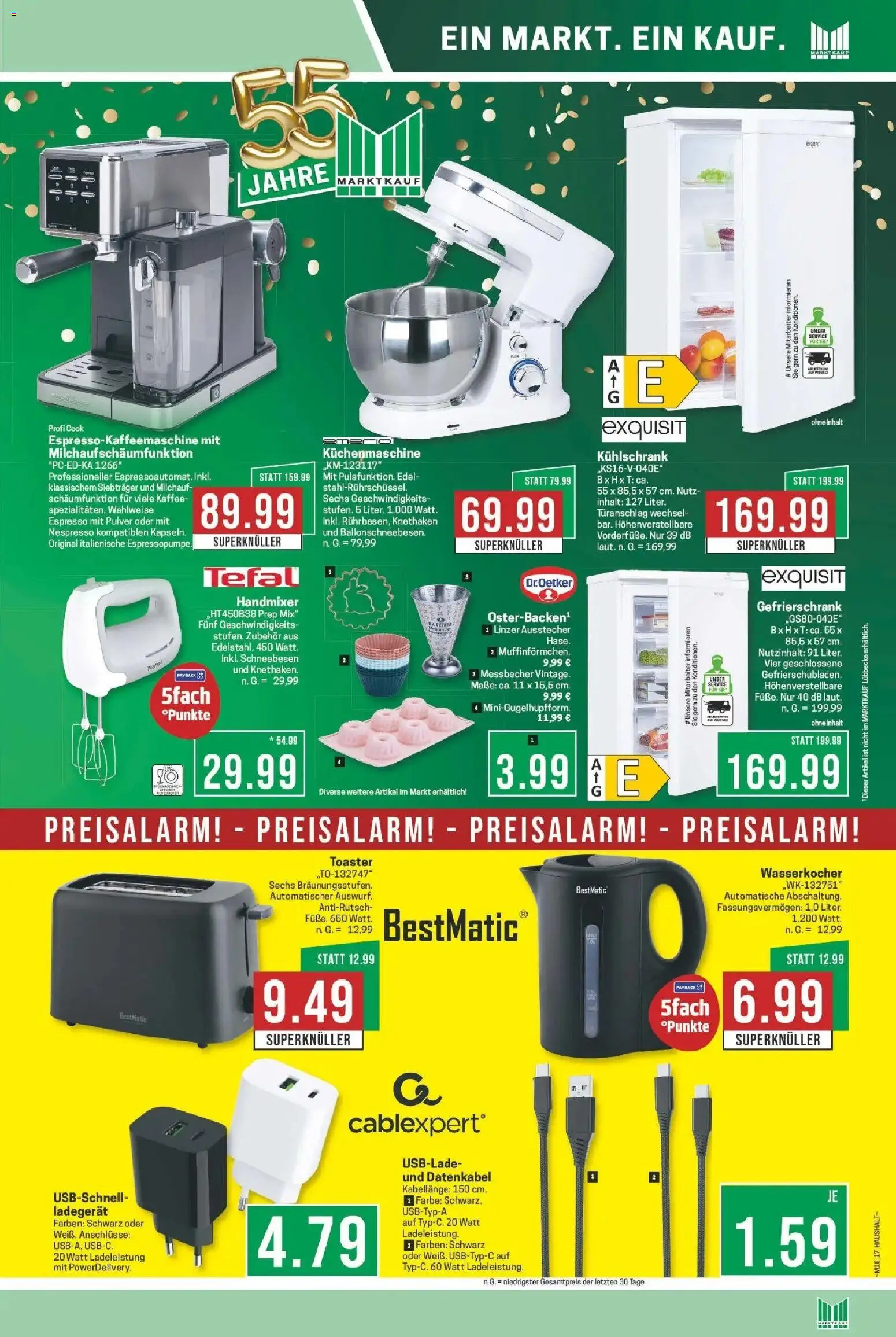 Marktkauf Wochenangebote Bad Salzuflen  – gültig ab 02.03.2026 | Seite: 19 | Produkte: Gefrierschrank, Wasserkocher, Kühlschrank, Handmixer