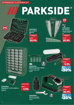 PARKSIDE® Set nasadnih ključeva, set, KRATKOTRAJNA PONUDA - Pregled kataloga iz trgovine Kaufland, vrijedi od 02.01.2026 | Stranica: 8 | Proizvodi: Baterije, Odvijač, Parkside