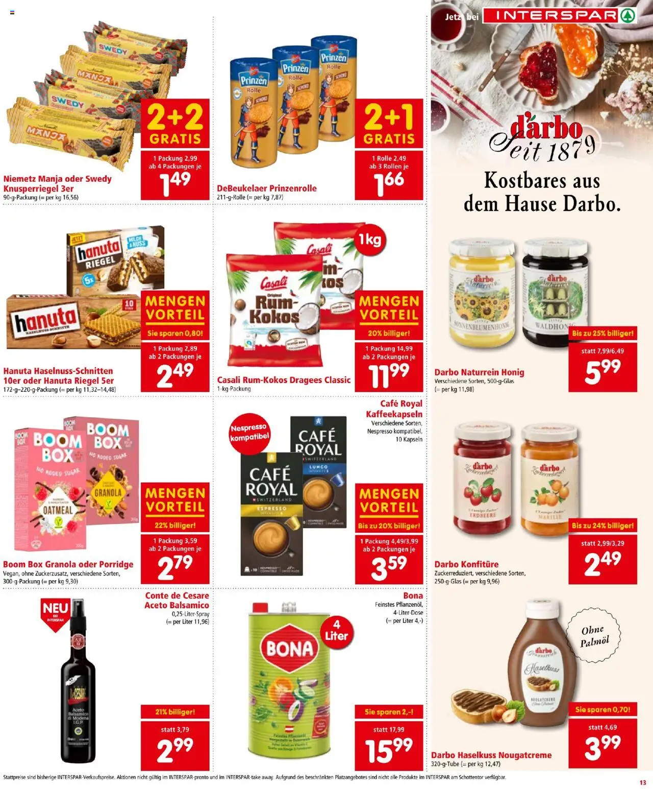 Interspar Flugblatt gültig ab 14.08.2025 | Seite: 13 | Produkte: Box