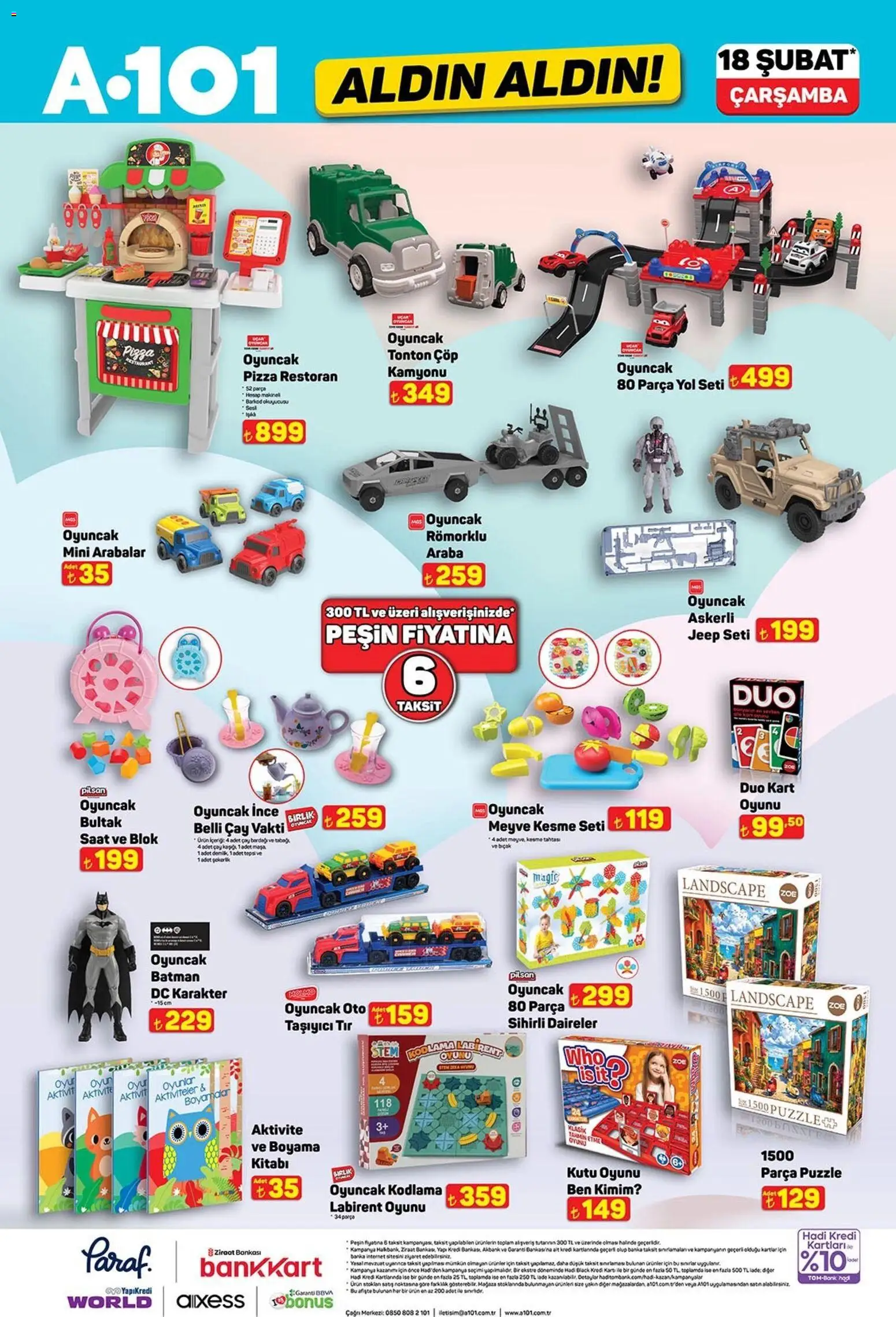 A101 Katalog Aldın Aldın - 18.02.2026 tarihinden itibaren geçerlidir | Sayfa: 10 | Ürünler: Kutu, Pizza, Meyve, Saat