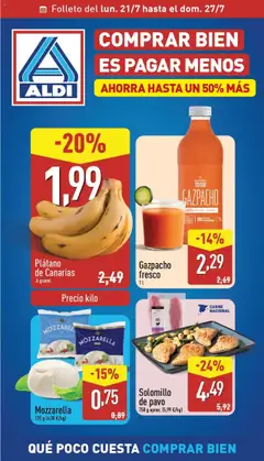 Vista previa Aldi folleto Canarias válido desde el 21.07.2025