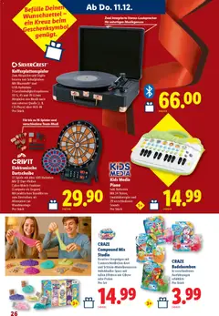 Lidl Aktionen Spielwarenmagazin ab 30.10.2025 gültig | Seite: 26 | Produkte: Computer, Spieler