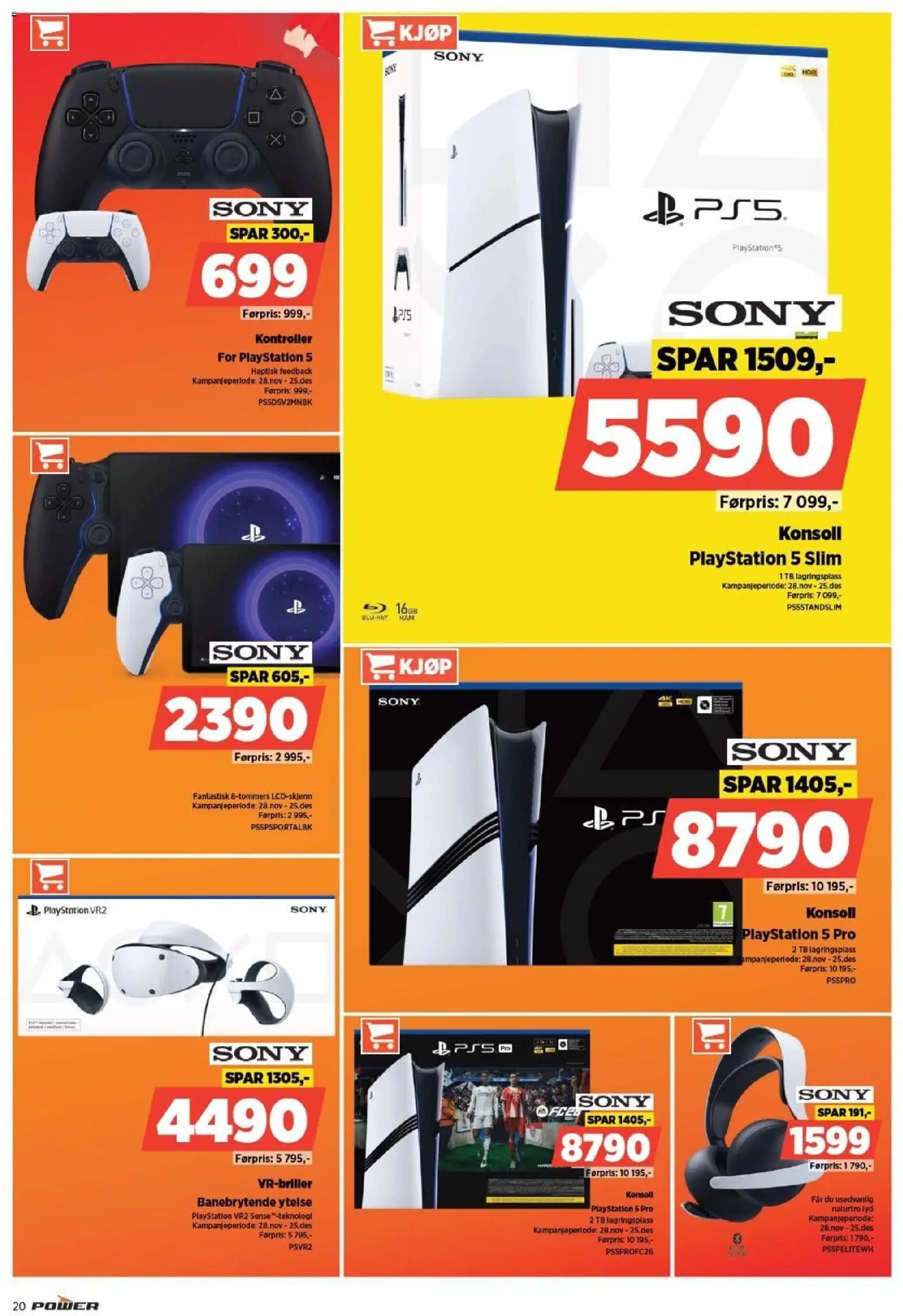 {H1} | Side: 20 | Produkter: Lyd, Playstation, Суміш дитяча