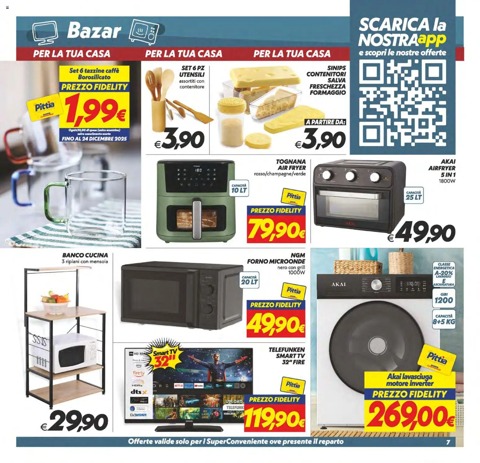 Volantino SuperConveniente del 04.11.2025 | Pagina: 32 | Prodotti: Microonde, Caffè, Formaggio, Contenitore