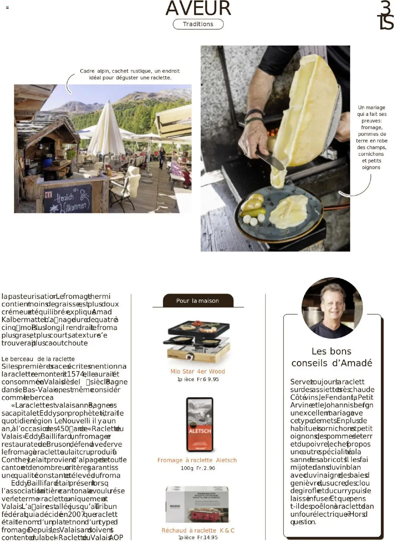 Migros Magazin FR – gültig ab 13.10.2025 | Seite: 31 | Produkte: Raclette, Grill