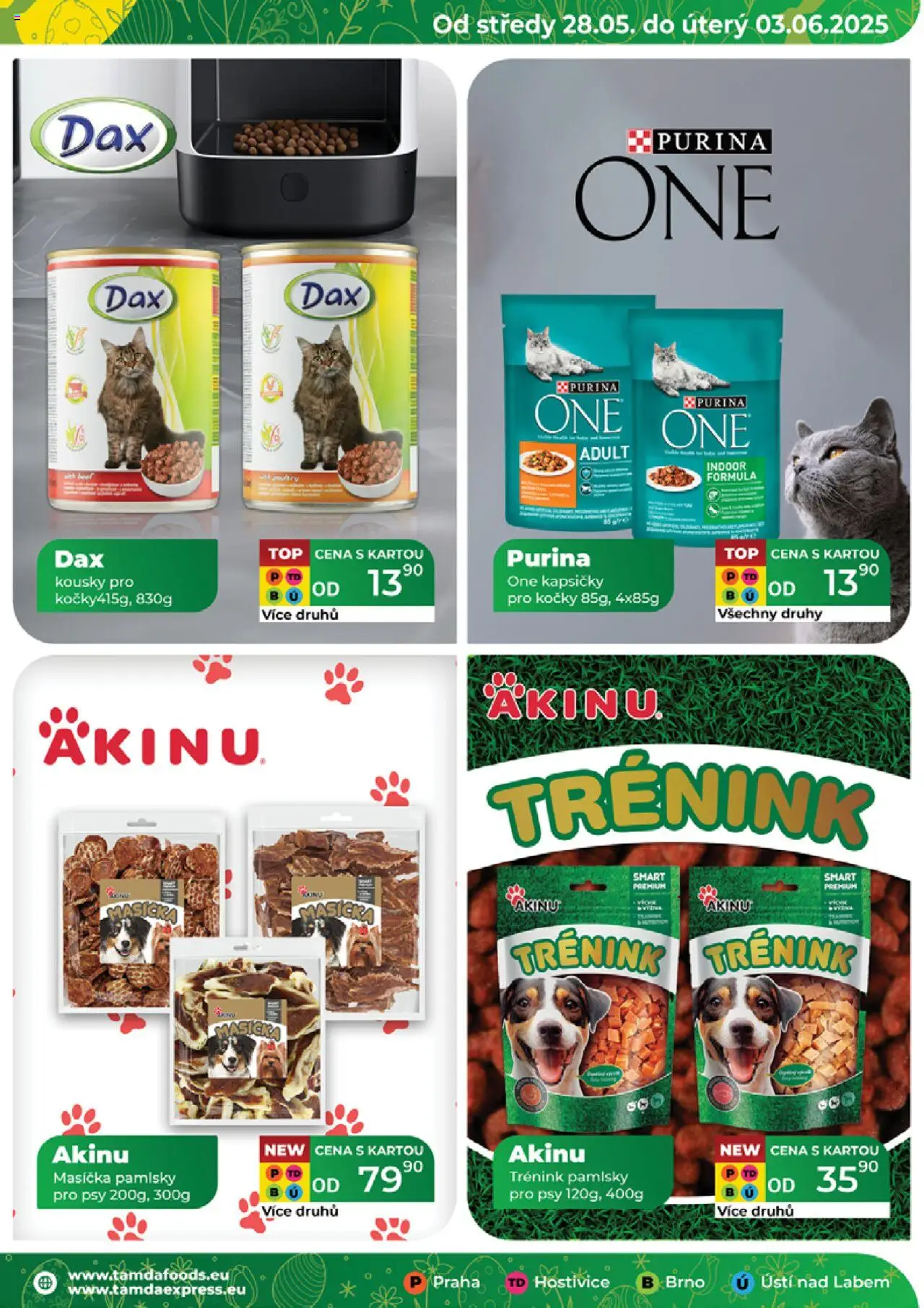 Tamda Foods leták od 28.05.2025 | Strana: 23 | Produkty: Purina, Kapsičky pro kočky, Purina one