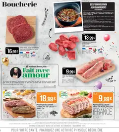 Match Supermarché - Prévisualisation de Match Supermarché - 65 ANS ça se fête en grand valide à partir de 28.10.2025 | Page: 4 | Produits: Bœuf bourguignon, Farine, Filet mignon, Porc filet mignon