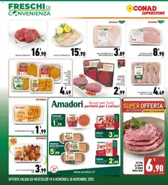Anteprima del volantino PANATI DI POLLO AIA cotolette/ spinacine 500g/ cordon bleu 490g/ nuggets finger good 460g, Breaded chicken valido a partire dal 19.11.2025 | Pagina: 4 | Prodotti: Bovino, Arrosto, Pollo, Polpette