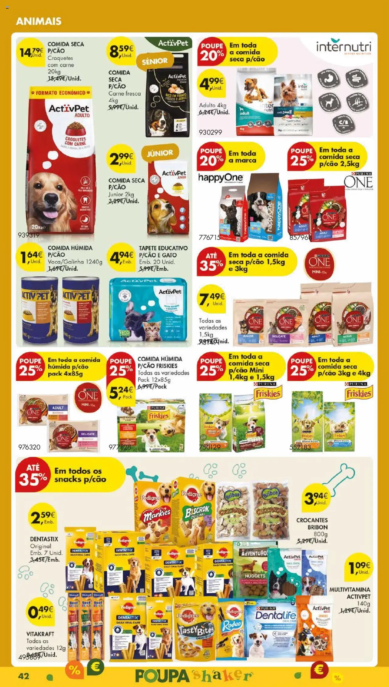 Pingo Doce folheto │ válido de 09.09.2025 | Página: 46 | Produtos: Purina one, Tapete, Carne, Nuggets