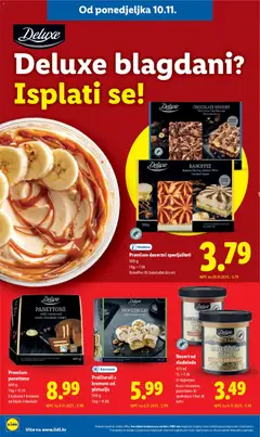 Premium desertni specijaliteti, 500 g, Banoffee ili čokoladni desert - Pregled kataloga iz trgovine Lidl, vrijedi od 10.11.2025 | Stranica: 26