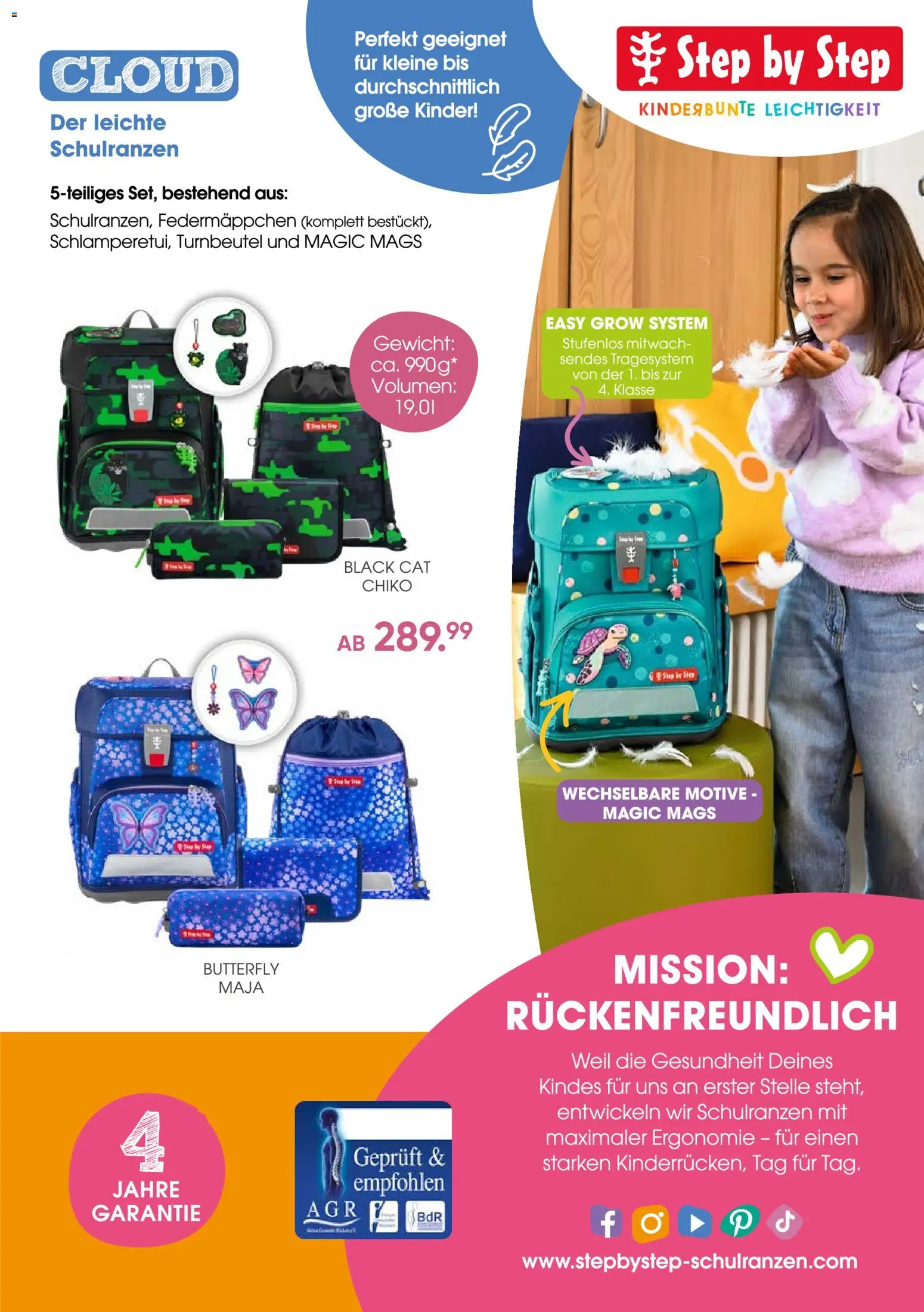 Galeria Karstadt Kaufhof Prospekt Schulranzen  	 – gültig ab 02.03.2026 | Seite: 3 | Produkte: Gewicht