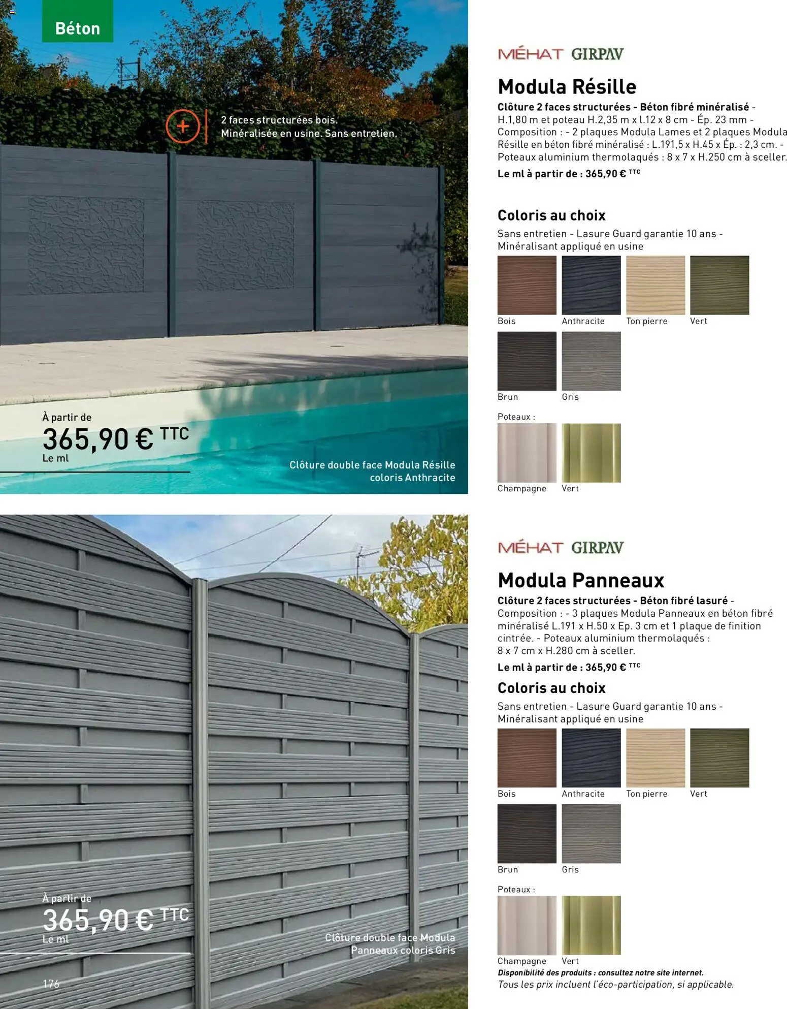 {H1} | Page: 176 | Produits: Clôture, Champagne