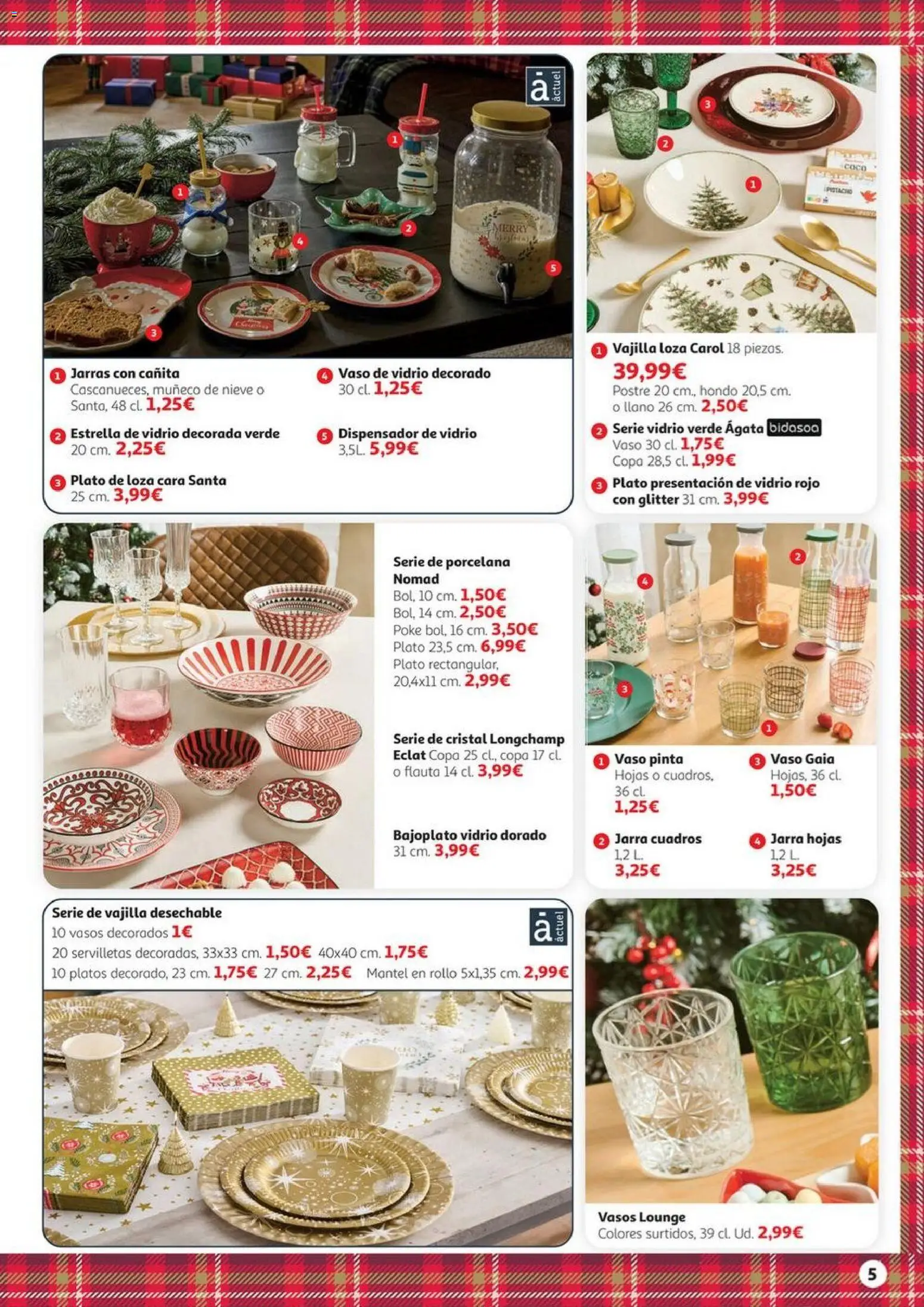 Alcampo - Decoración Navidad HP │ válido desde el 06.11.2025 | Página: 5 | Productos: Vasos, Dispensador, Βρεφικό κρεβάτι, Vaso pinta
