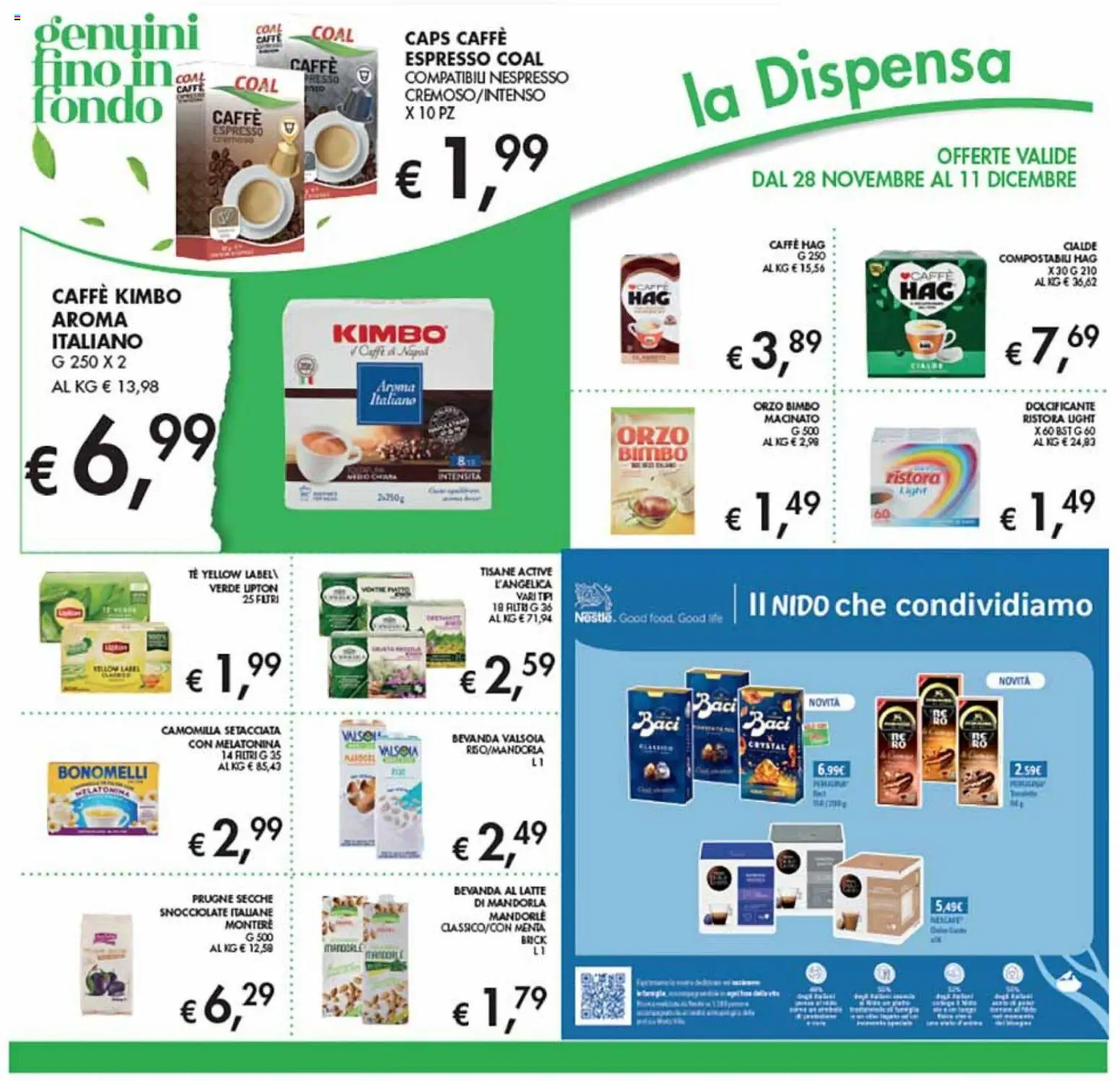 Volantino Coal del 28.11.2025 | Pagina: 18 | Prodotti: Caffè, Latte, Menta, Macinato