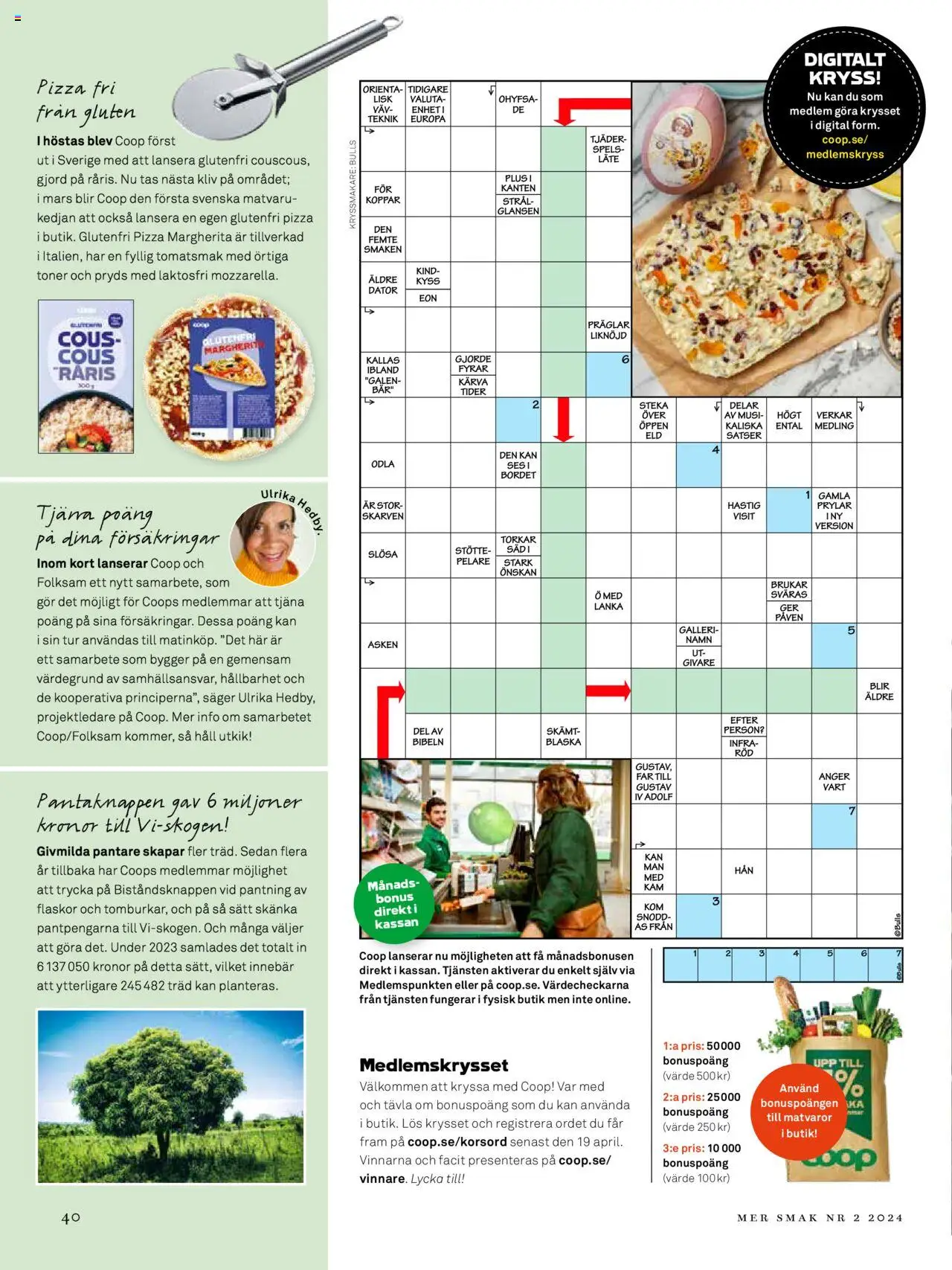 Coop reklamblad aktuell från 18.03.2024 | Sida: 40 | Produkter: Pizza, Dator, Häll