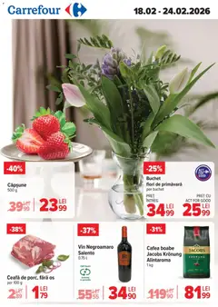 Ofertele Carrefour valabile de la 18.02.2026
