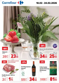 Ofertele Carrefour valabile de la 18.02.2026