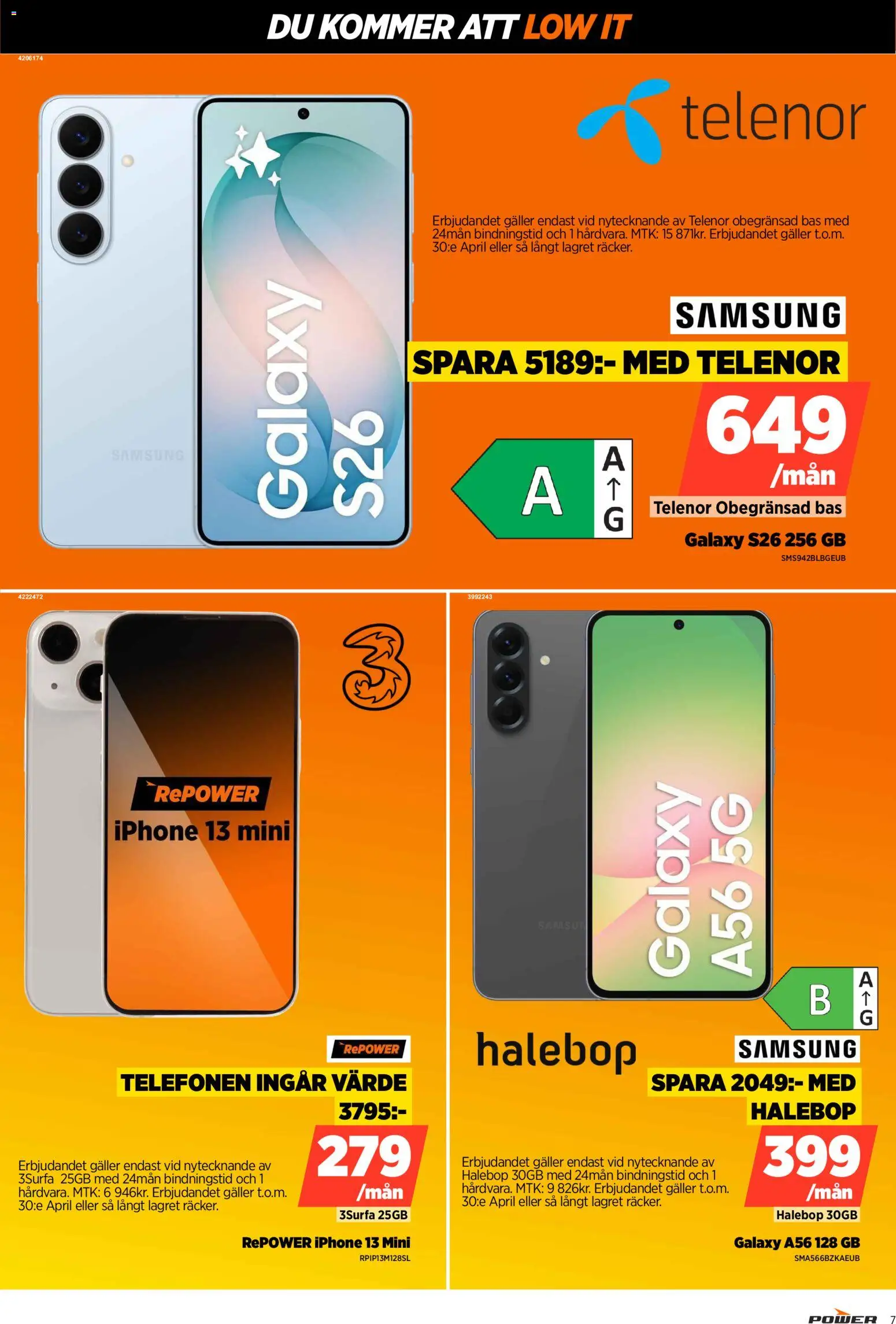 Power reklamblad aktuell från 13.04.2026 | Sida: 7 | Produkter: Galler