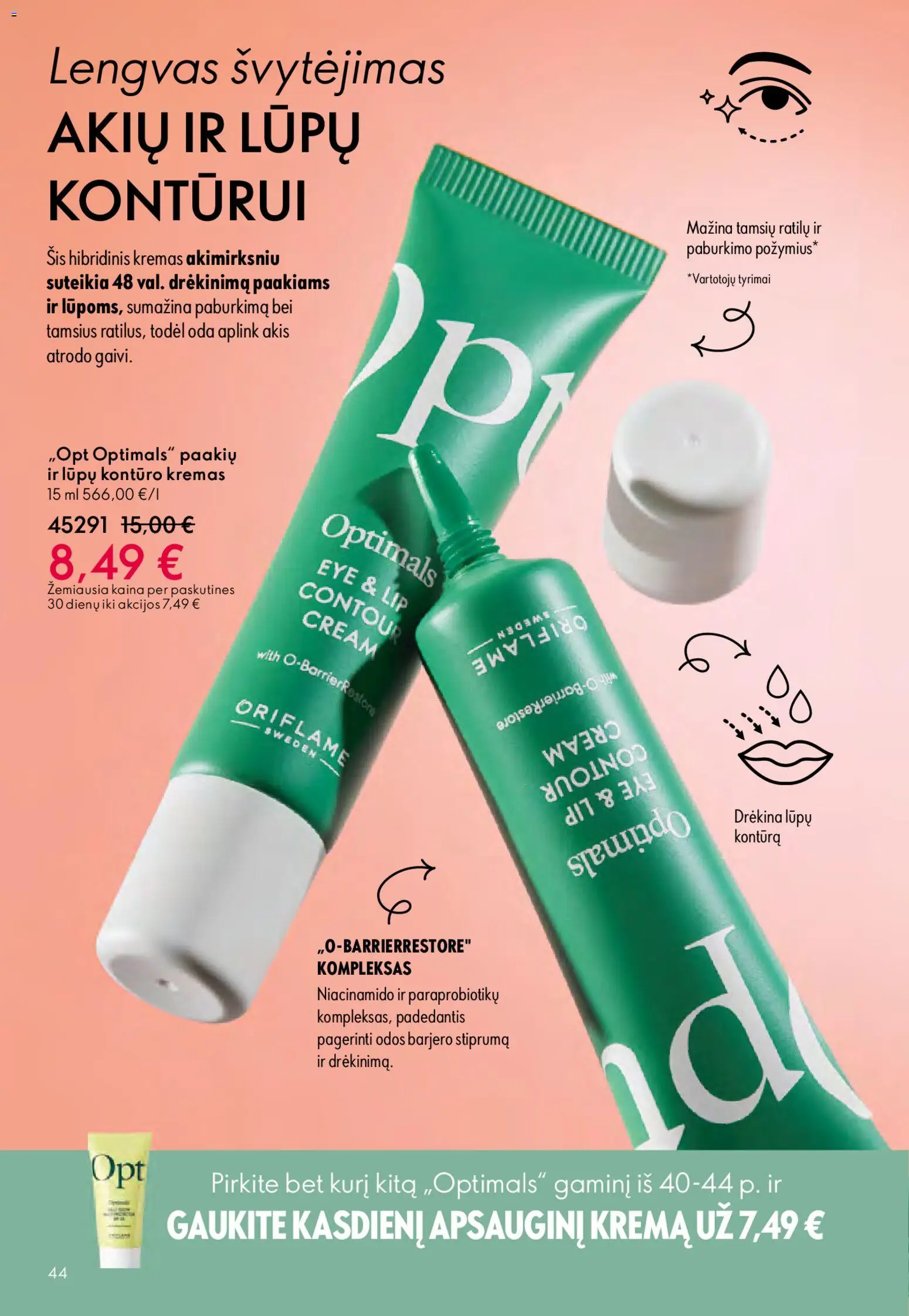 Oriflame akcijos nuo 01.04.2026 | Puslapis: 44 | Prekių: Kremas