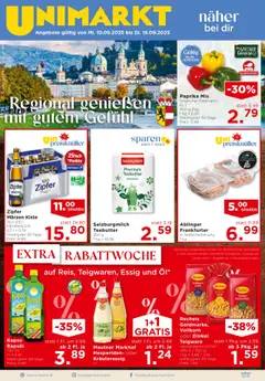 Unimarkt Salzburg ab 10.09.2025 gültig