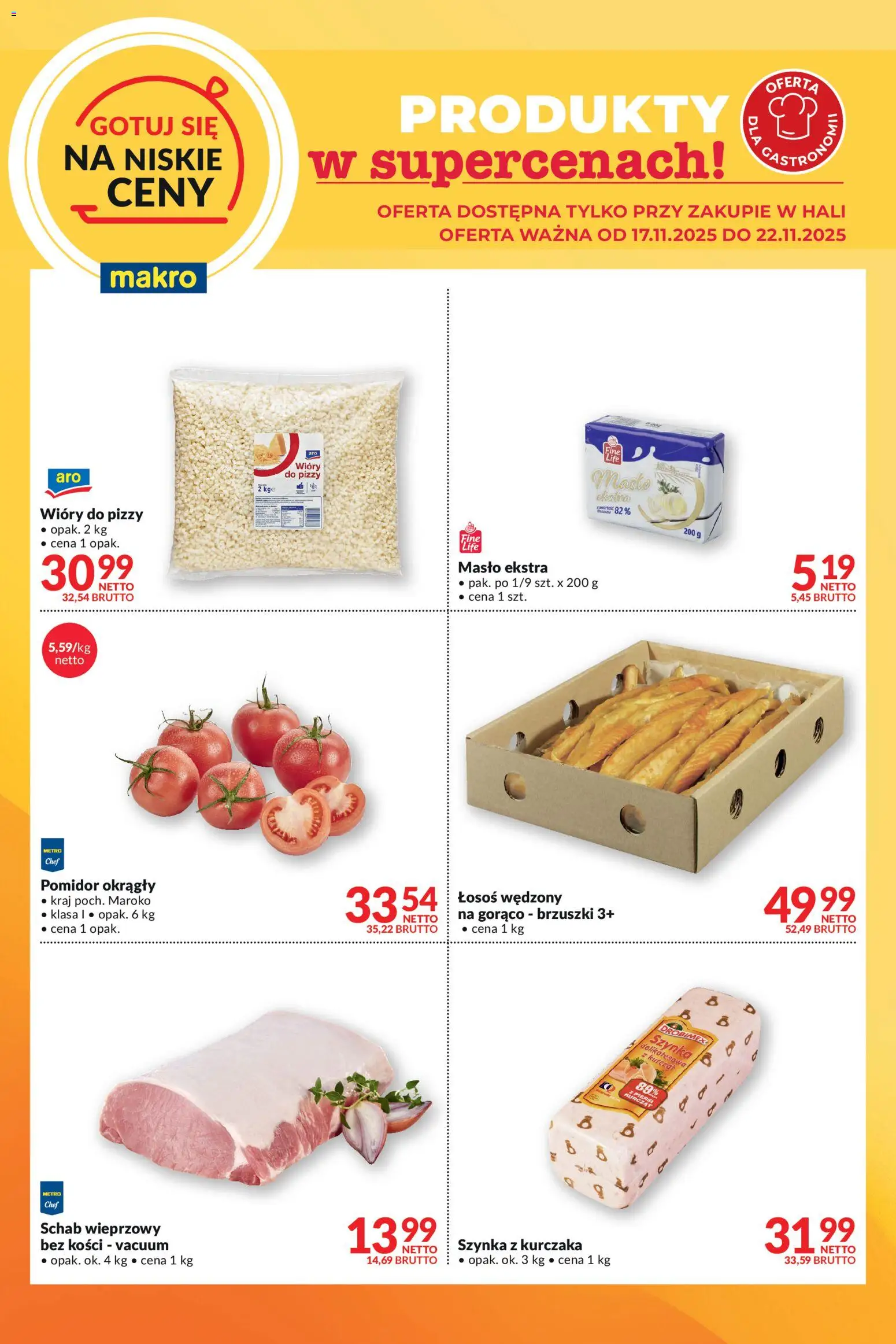 Makro Gazetka - Gotuj się na niskie ceny od 10.11.2025 | Strona: 2 | Produkty: Pstrąg, Pstrąg wędzony, Łopatka wieprzowa, Ananas