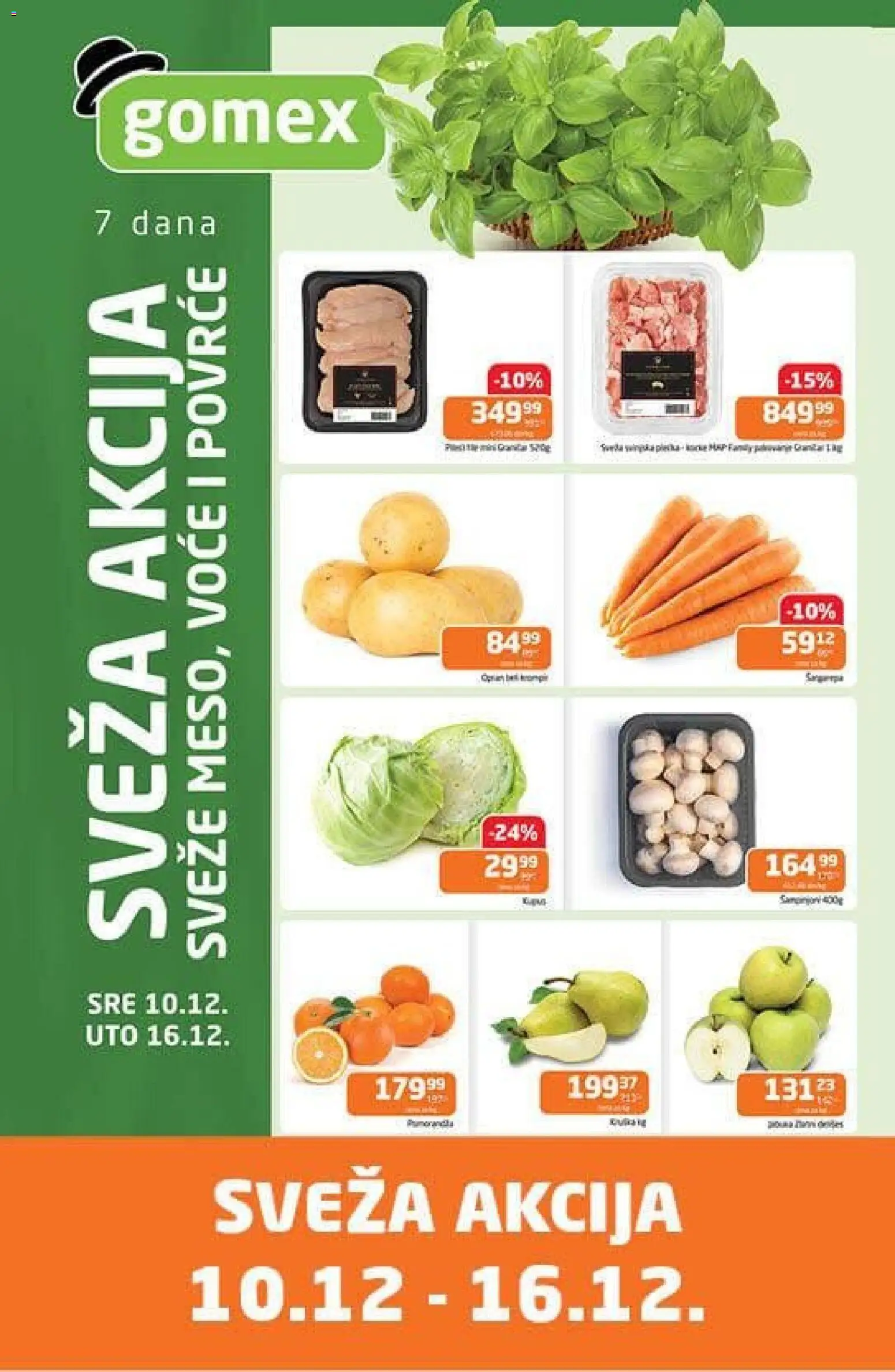 Gomex katalog - važi od 10.12.2025 | Strana: 1