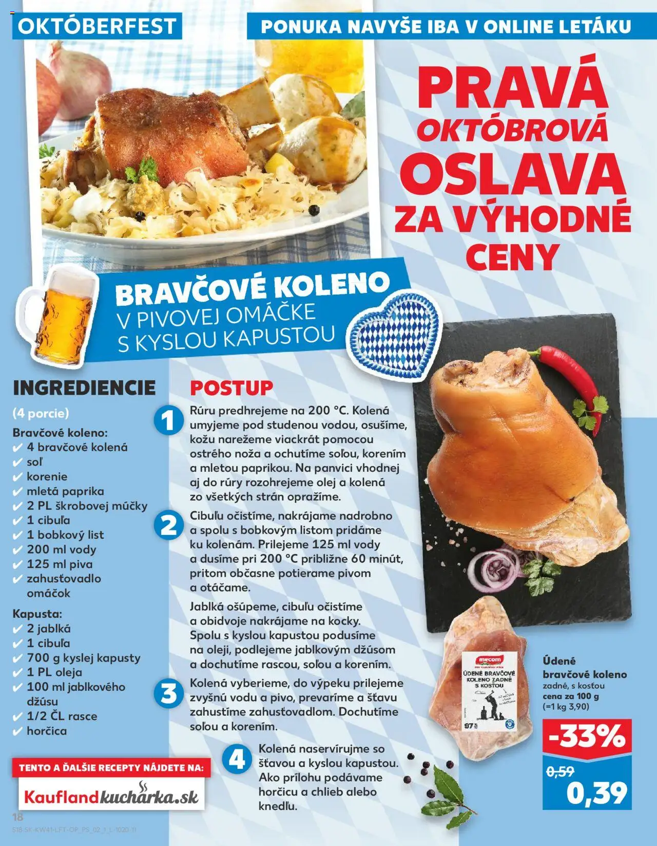 Kaufland SK akciós ujság - amely érvényes a következő dátumtól: 09.10.2025 | Oldal: 18 | Termékek: Só