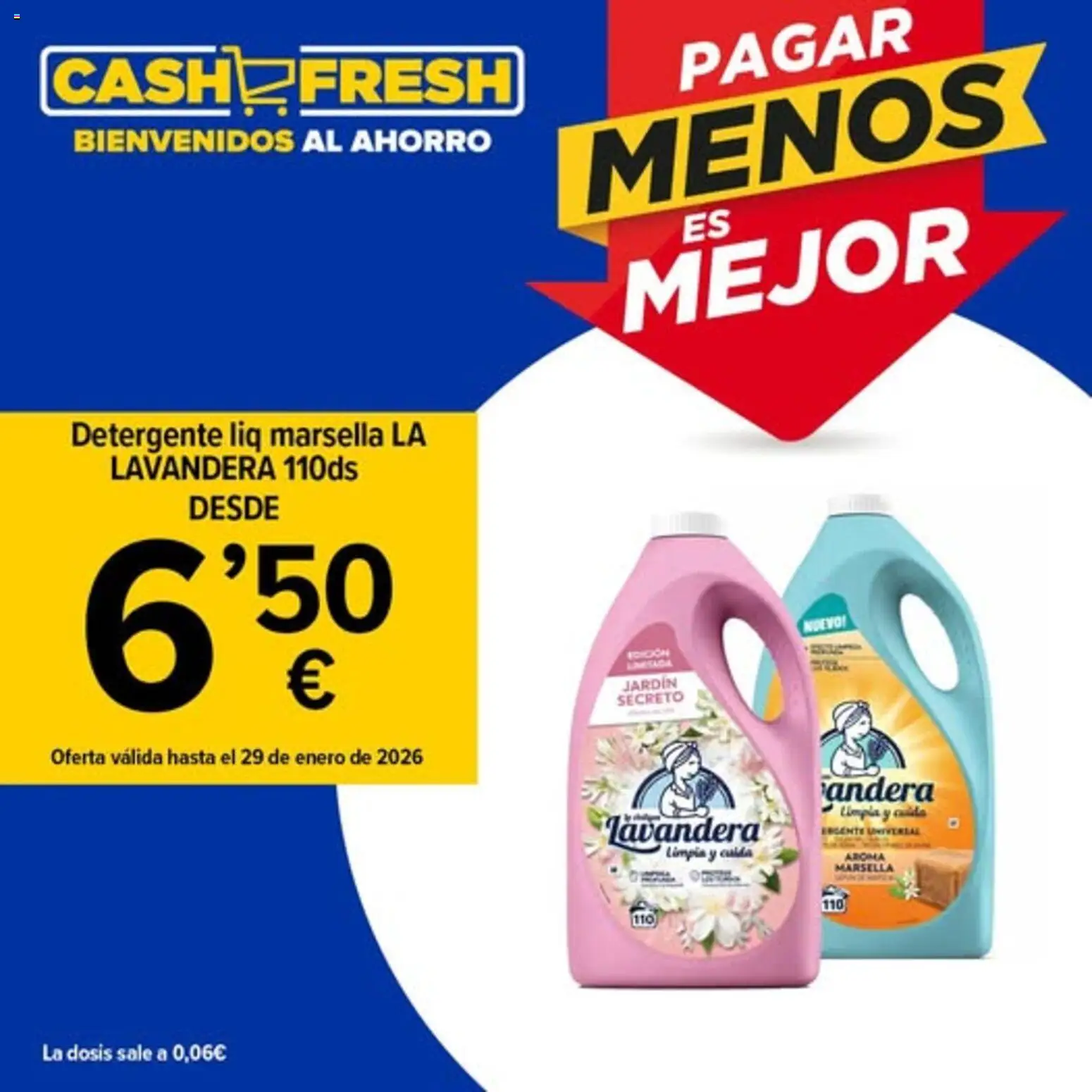 Cash Fresh folleto │ válido desde el 21.01.2026 | Página: 2 | Productos: Detergente