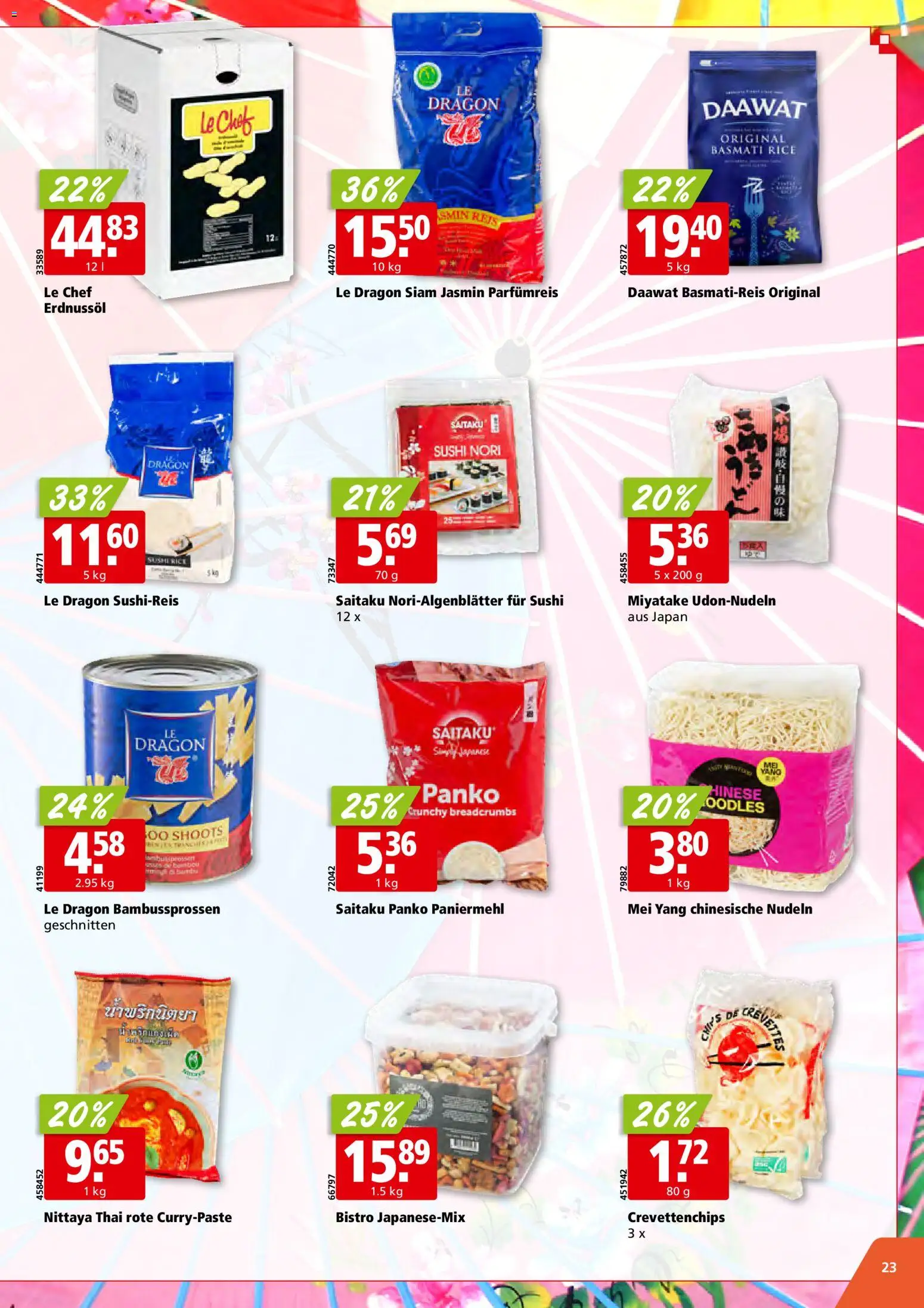 Aligro Aktionen – gültig ab 09.02.2026 | Seite: 23 | Produkte: Basmatireis, Reis, Nudeln