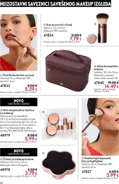 Katalog Oriflame - Pregled kataloga iz trgovine Oriflame, vrijedi od 19.11.2025 | Stranica: 80 | Proizvodi: Kist, Sjajilo za usne, Ulje, Torbica