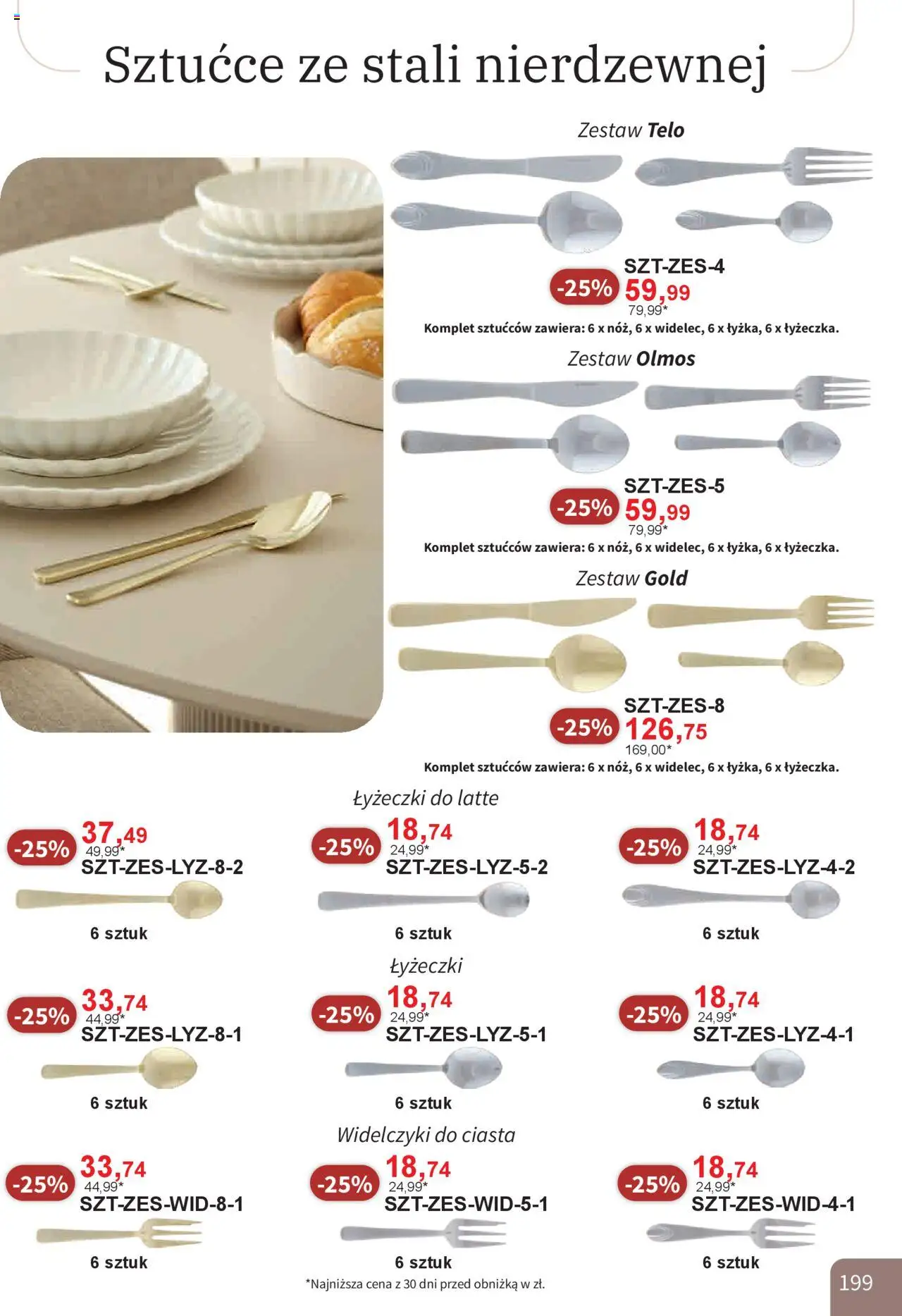 Bodzio Katalog od 01.10.2025 | Strona: 199 | Produkty: Sztućce