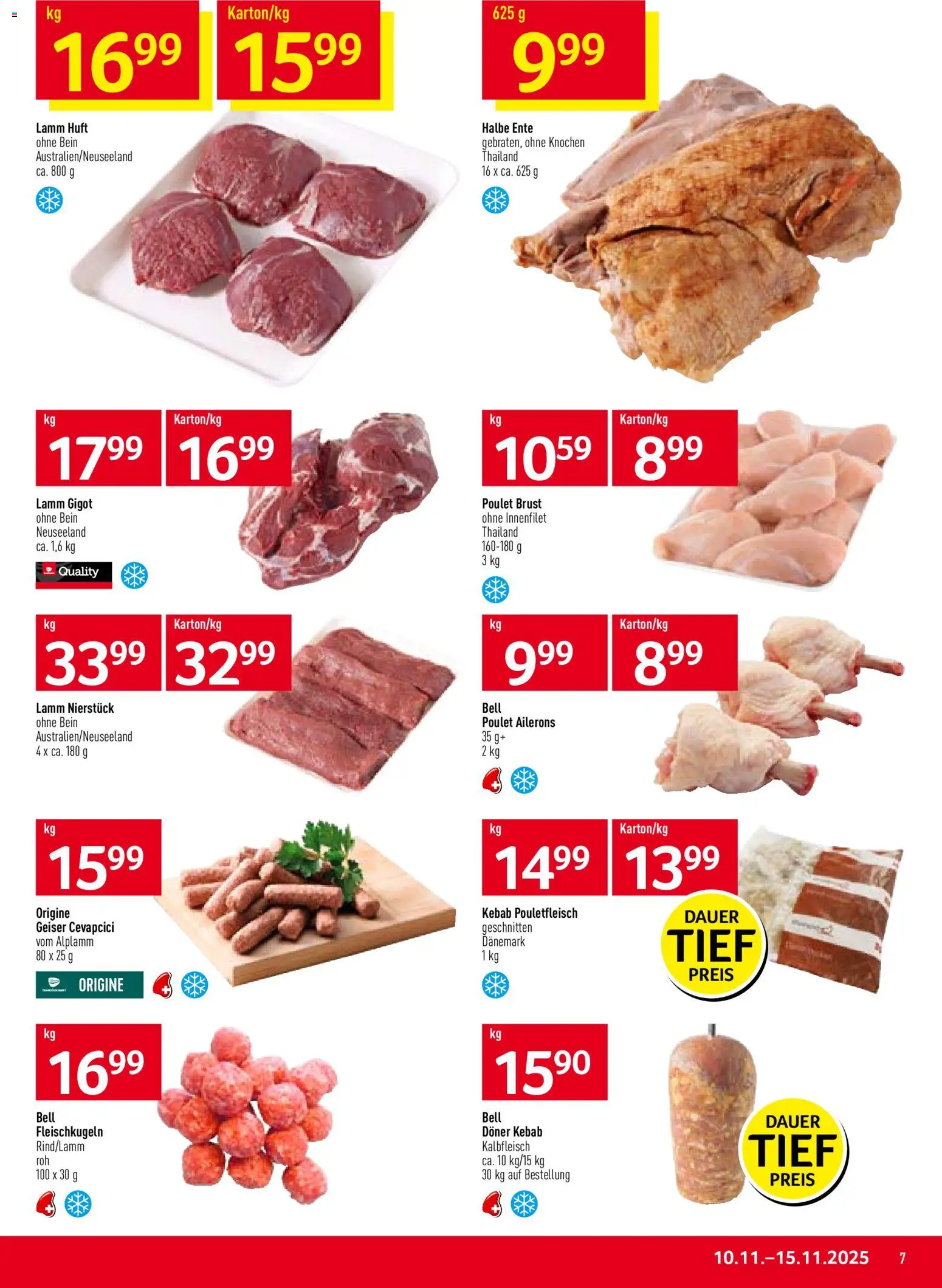 Prodega Aktionen – gültig ab 10.11.2025 | Seite: 7 | Produkte: Cevapcici